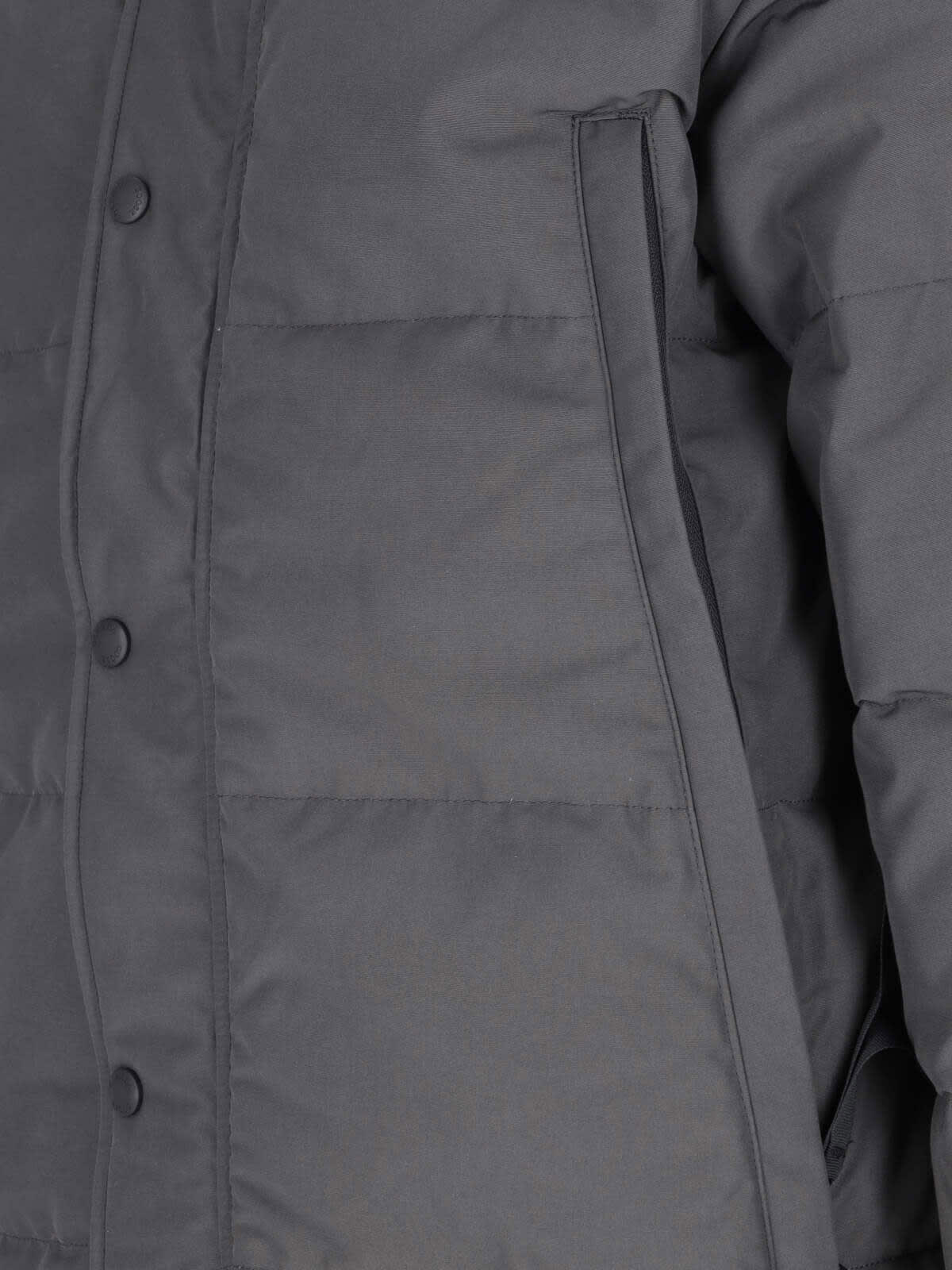 Shop Canada Goose Parka Wyndham In Graphite