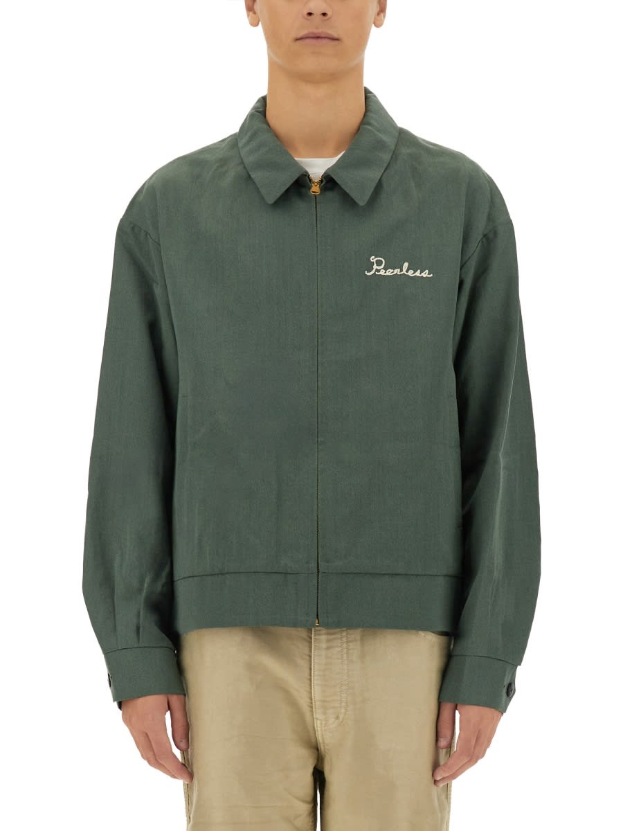 Shop Visvim Alcan Jacket In Green