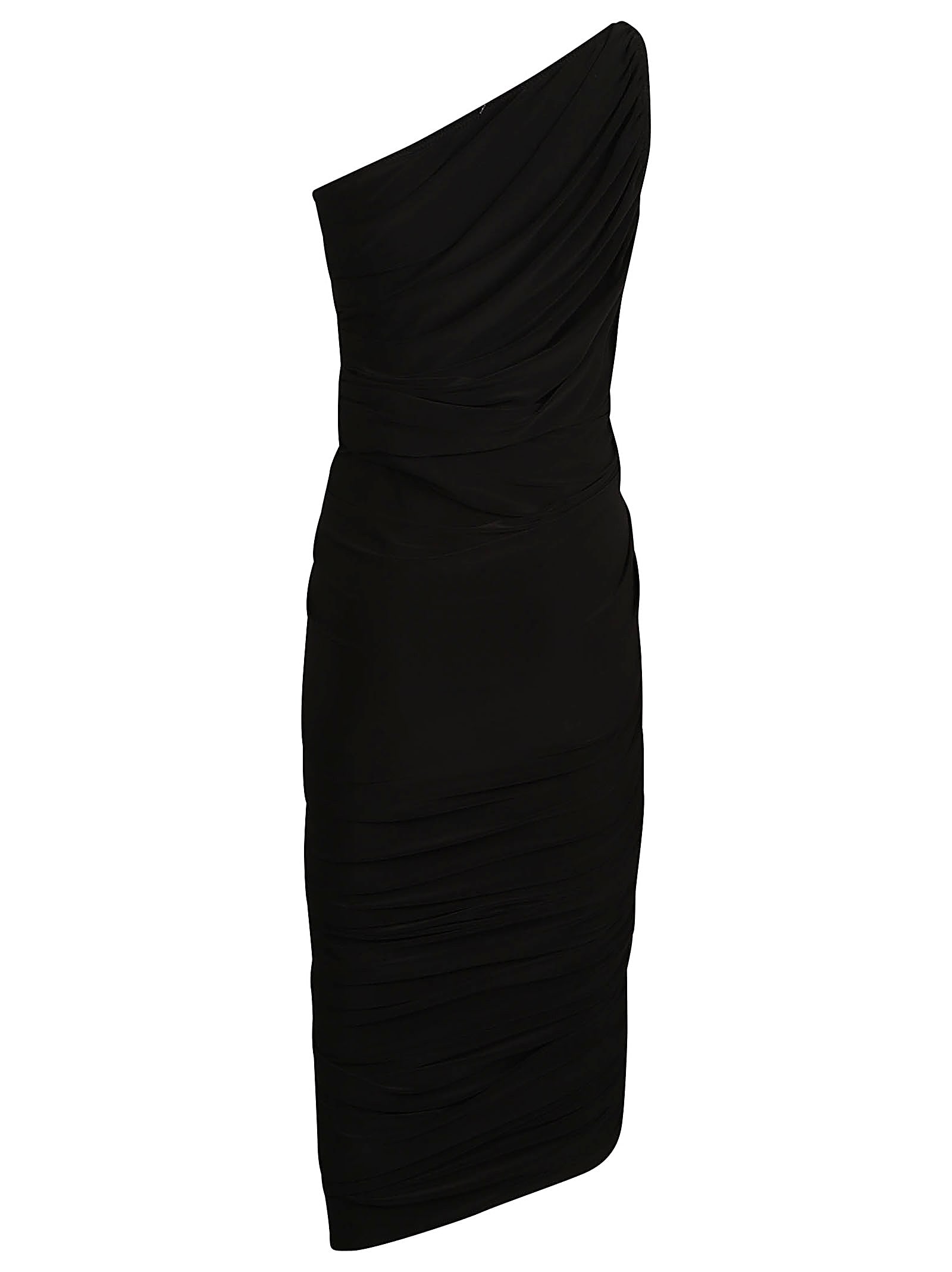 Shop Norma Kamali Diana Gown Dress In Black