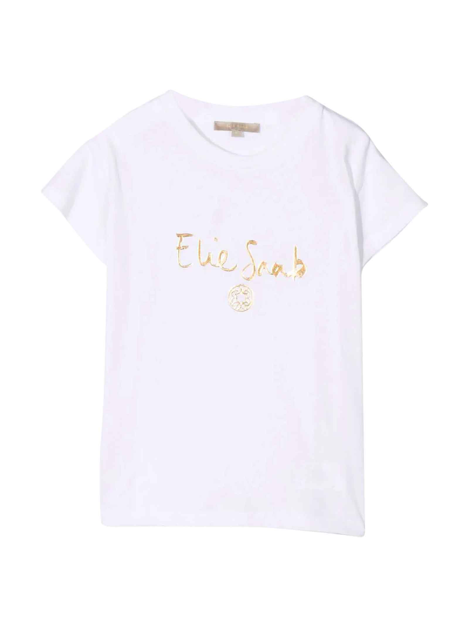 Elie Saab White Teen T-shirt