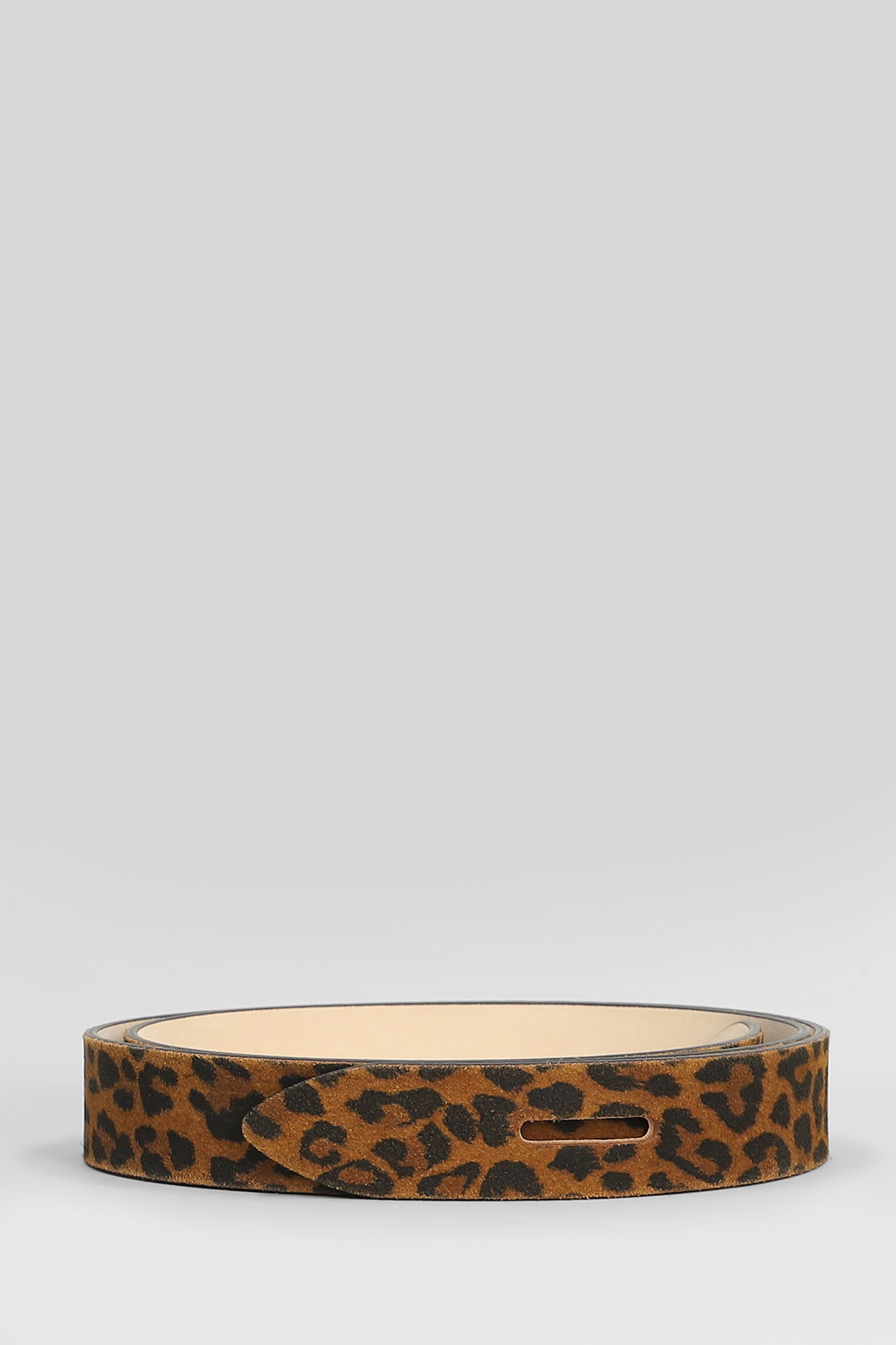 Isabel Marant Lecce Belts In Animalier Leather In Animal Print
