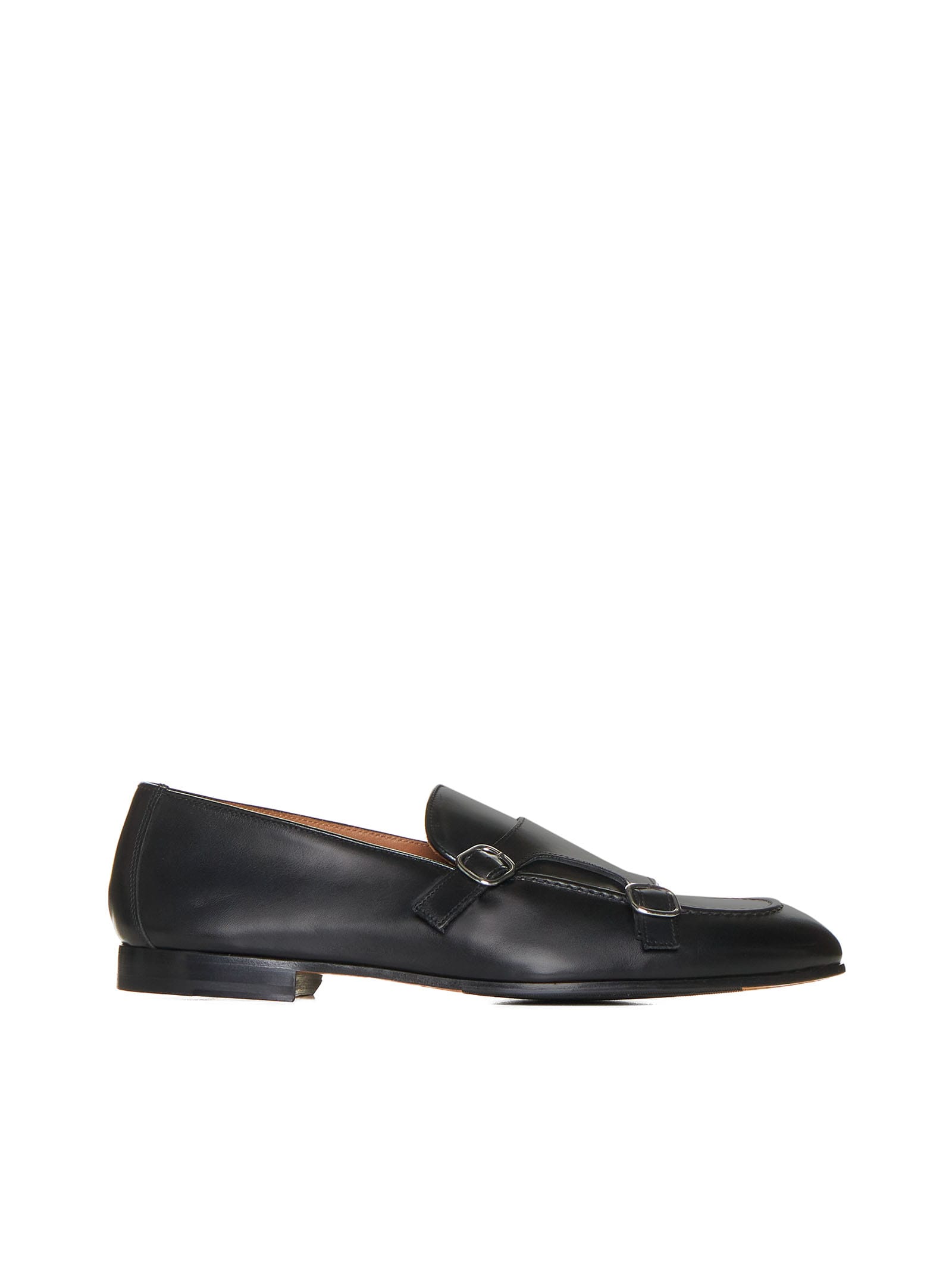 Shop Doucal's Loafers In Nero + F.do Nero