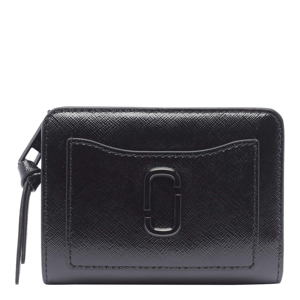 Shop Marc Jacobs The Utility Snapshot Dtm Mini Compact Wallet In Black