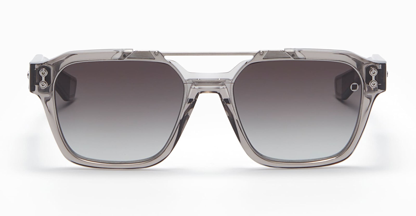 Akoni Discovery - Dark Grey Crystal Sunglasses In Brown