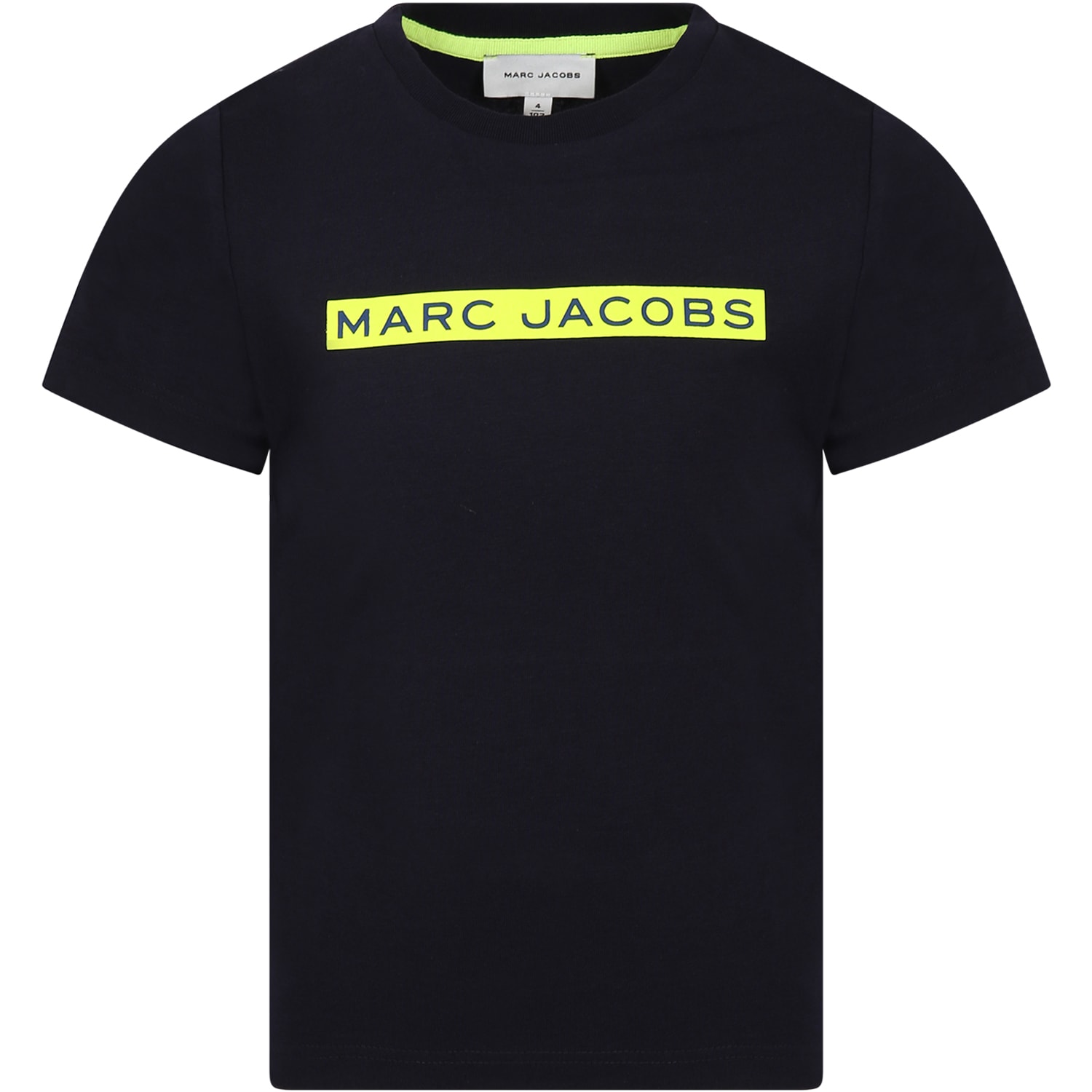 Marc Jacobs Blue T-shirt For Boy With Logo Print