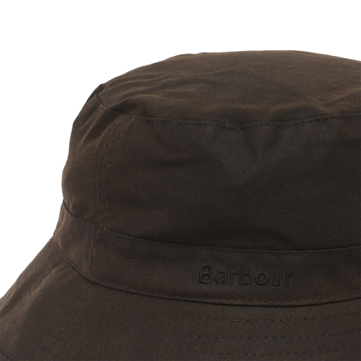 Shop Barbour Wax Sports Bucket Hat In Olive