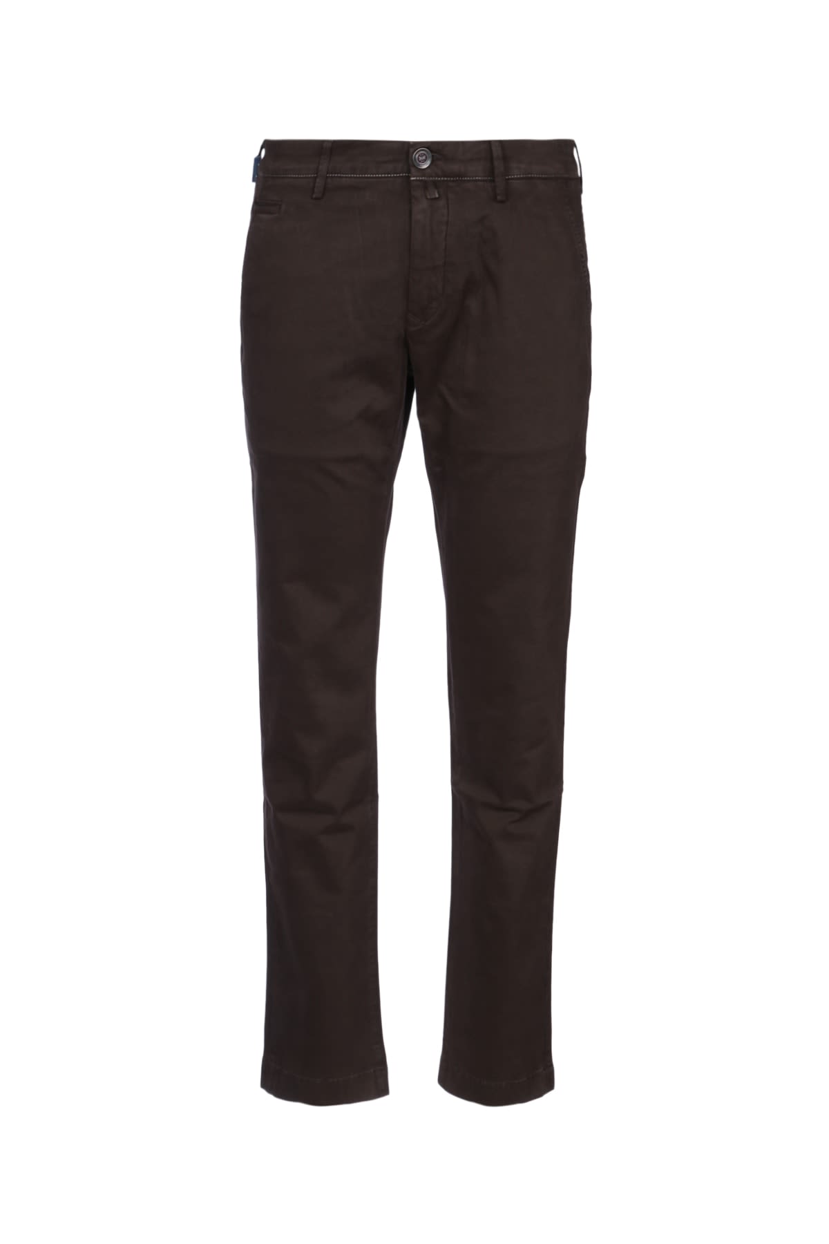 Jacob Cohen Trousers With Pockets And Belt Loops In Brown