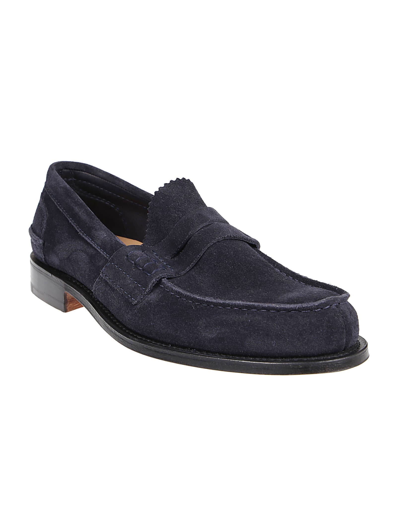 Shop Church's Pembrey Loafers In Abm Navy