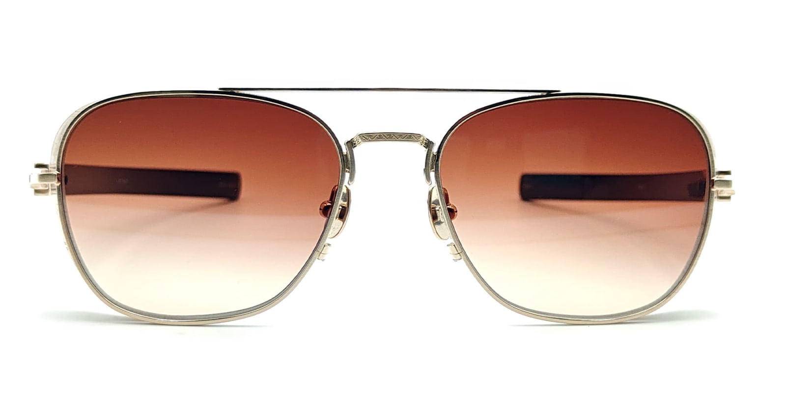 Shop Matsuda M3115 - Brushed Gold / Black Sunglasses