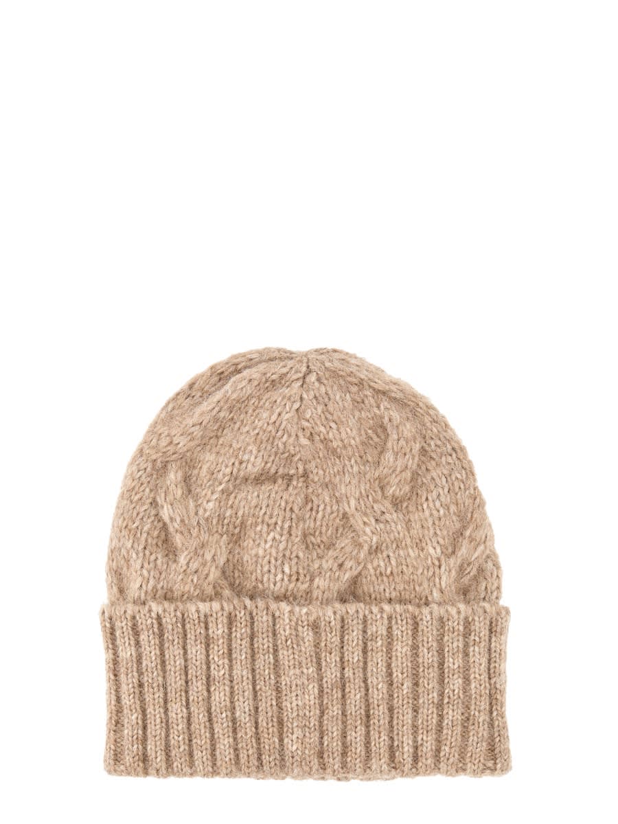 Shop Séfr Knit Hat In Beige