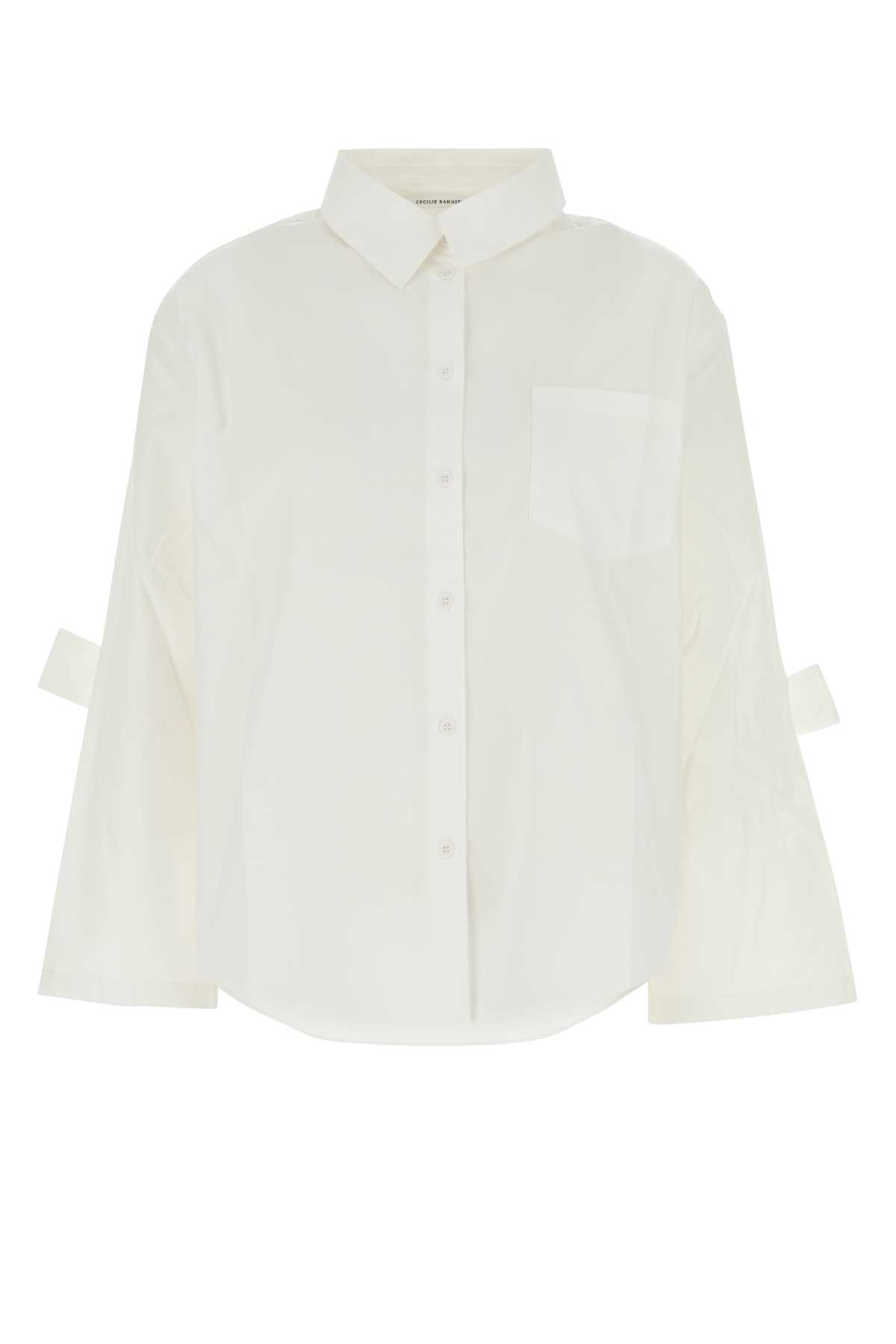 White Poplin Oversize Bridget Shirt