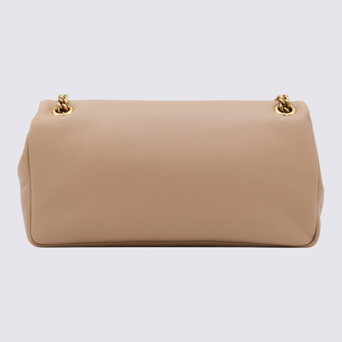 Shop Saint Laurent Beige Leather Shoulder Bag In Toffee