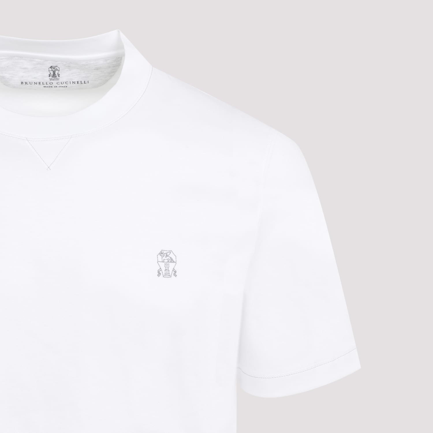 Shop Brunello Cucinelli T-shirt In White