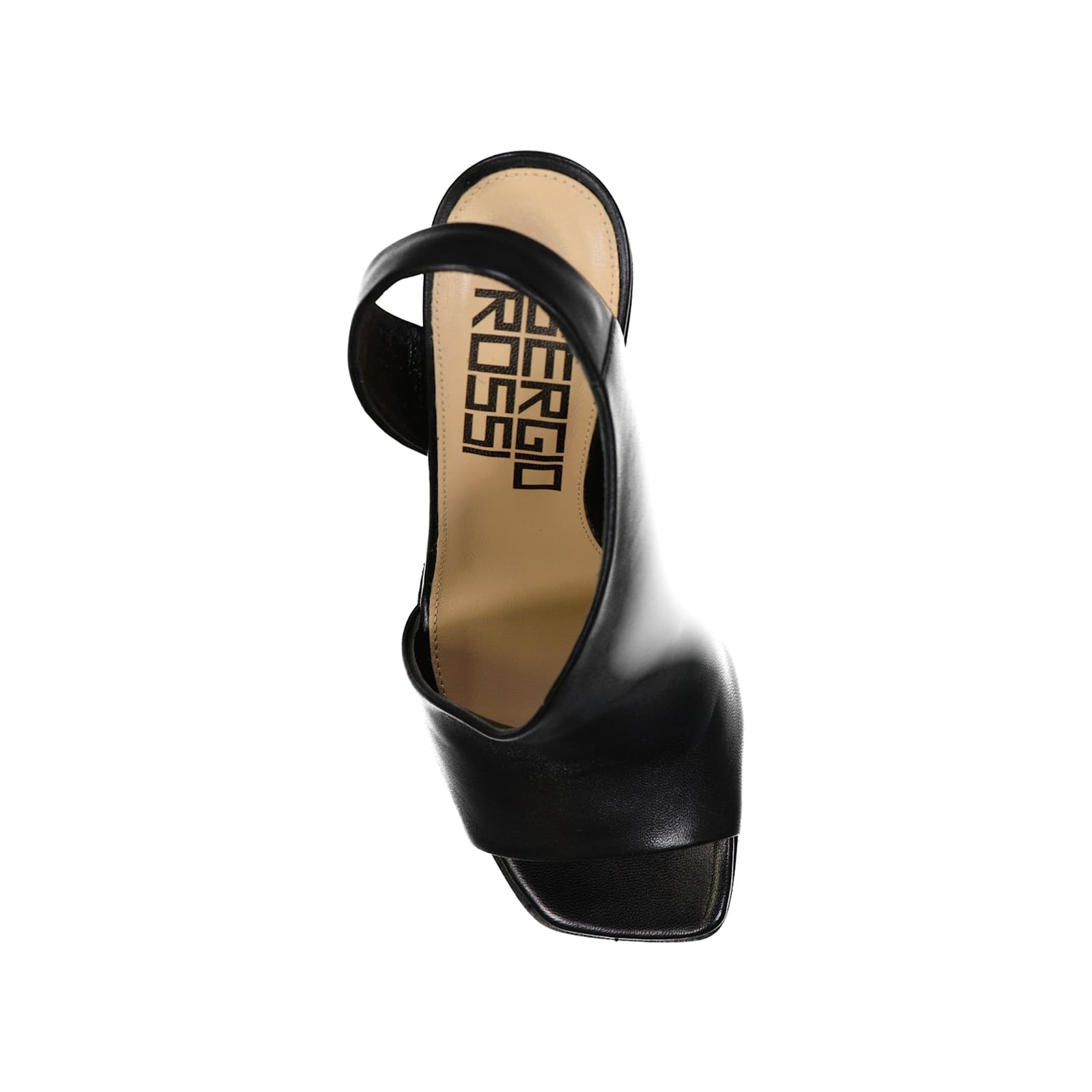 Sergio Rossi Leather Sandals In Black