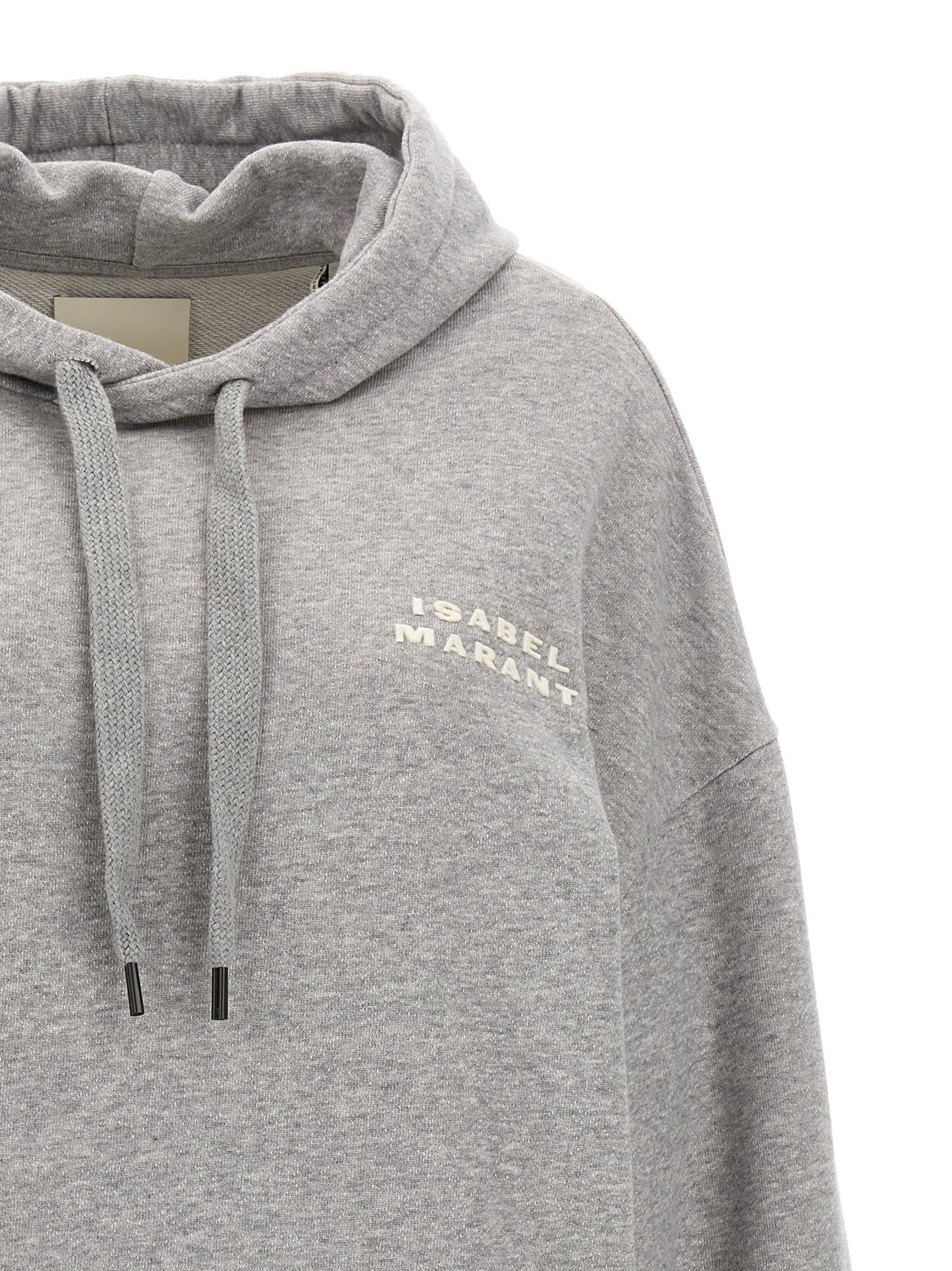 Shop Isabel Marant Solena Hoodie In Gray