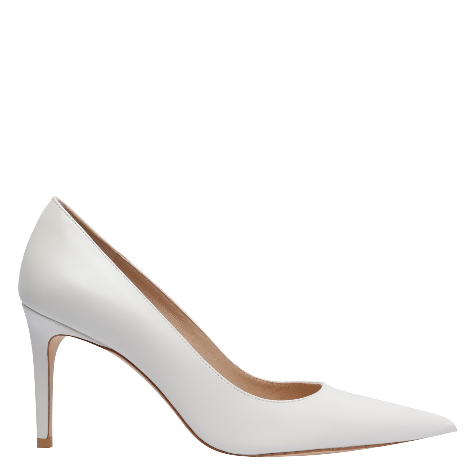 Stuart Weitzman Stuart Power Pumps In White