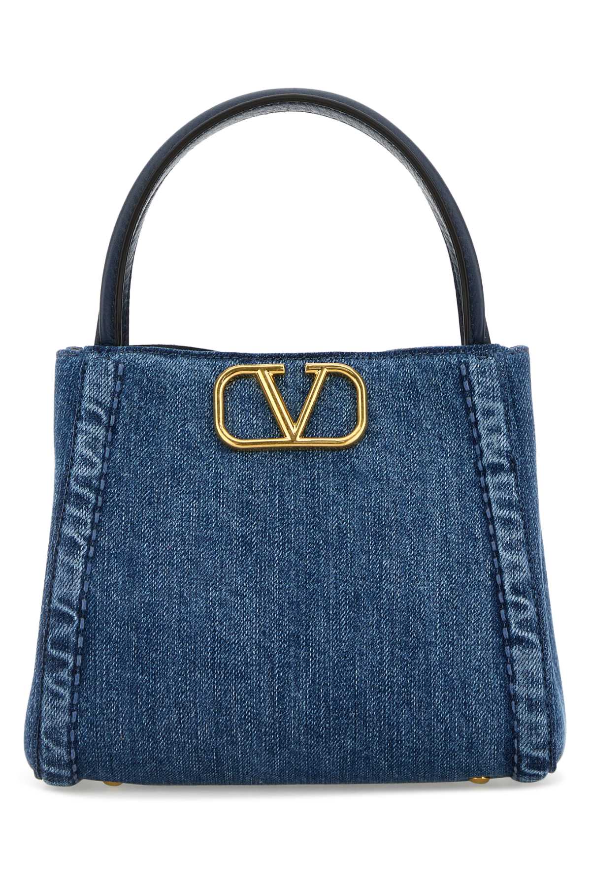 Valentino Garavani Denim Small Alltime Handbag