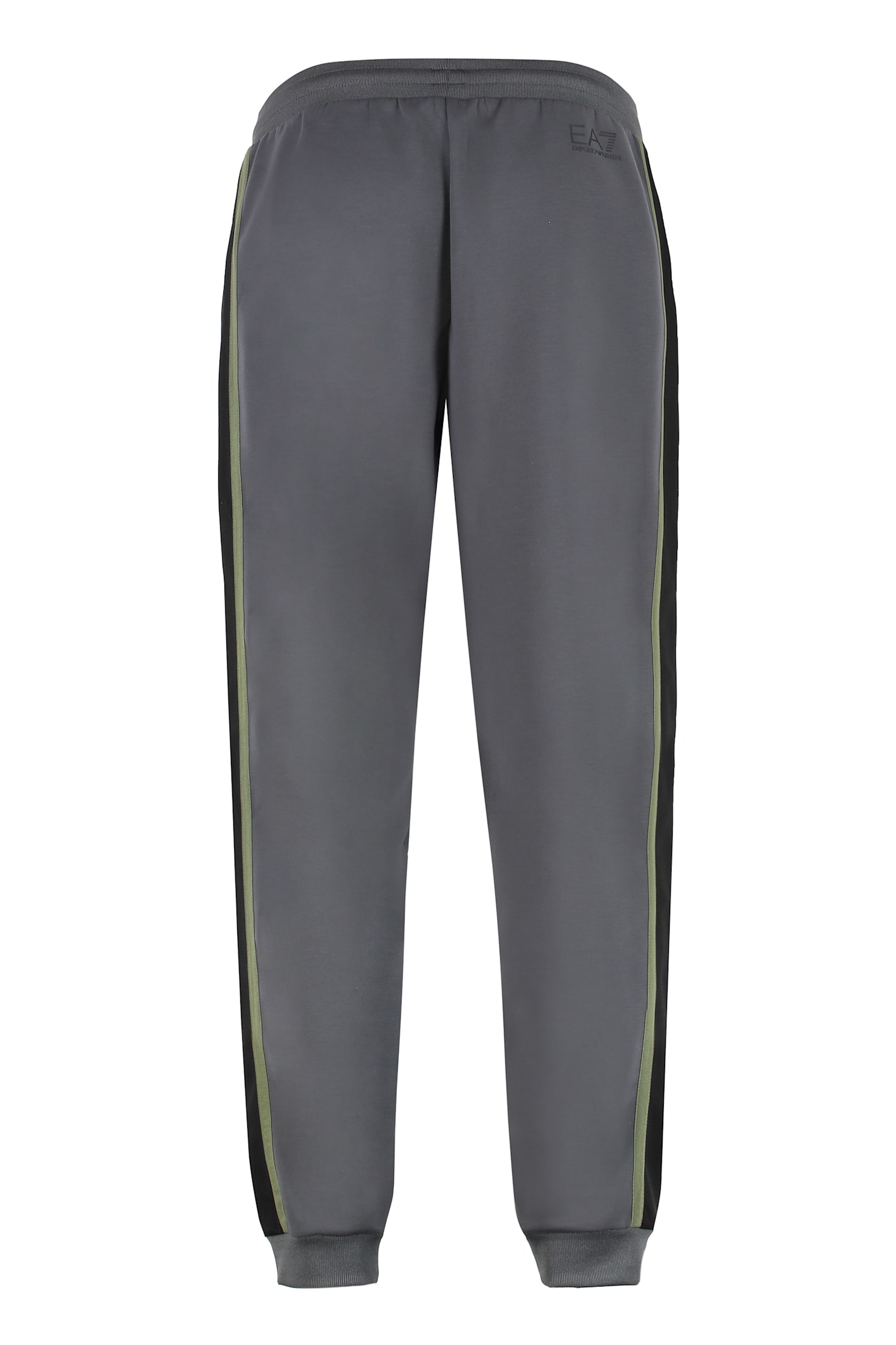 Ea7 Emporio Armani Techno Fabric Track Pants In Gray