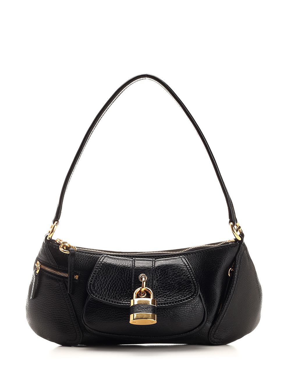 Shop Chloé The 99 Shoulder Bag In Black