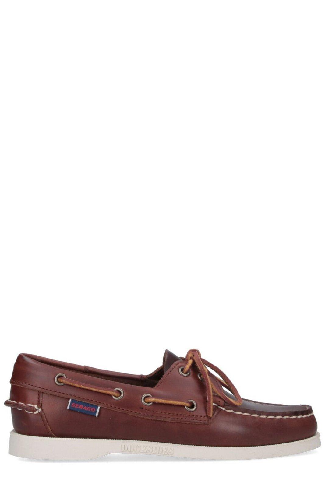 Sebago Dockside Portland Mocassins In Black