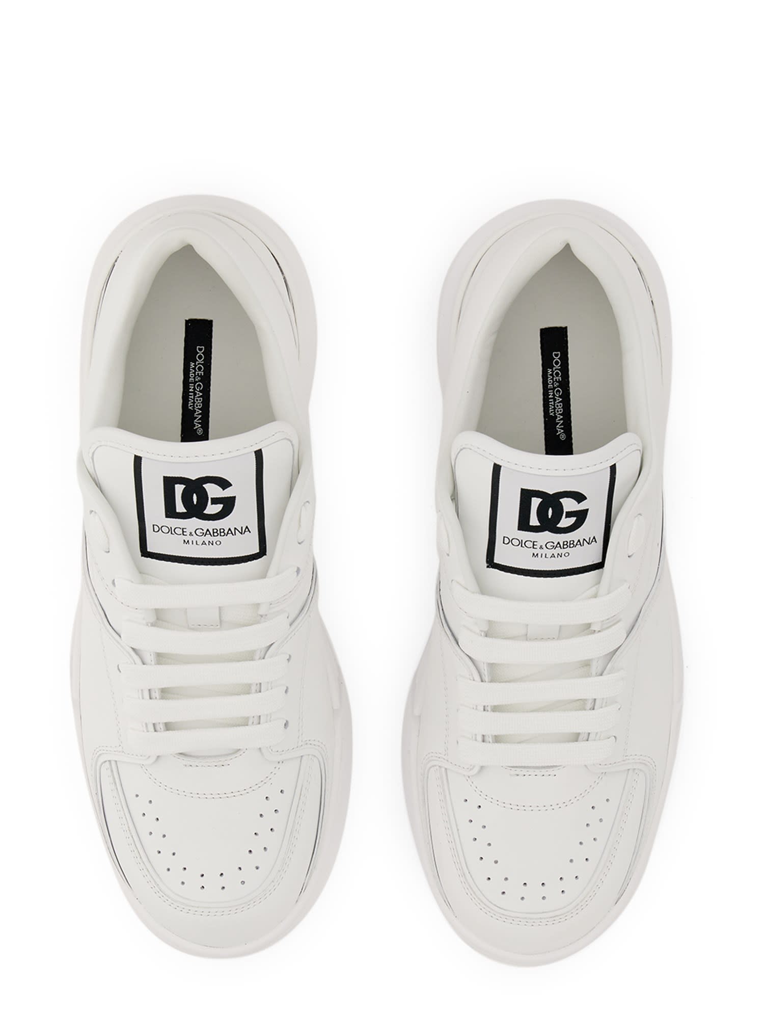 Shop Dolce & Gabbana Sneaker New Rome In White