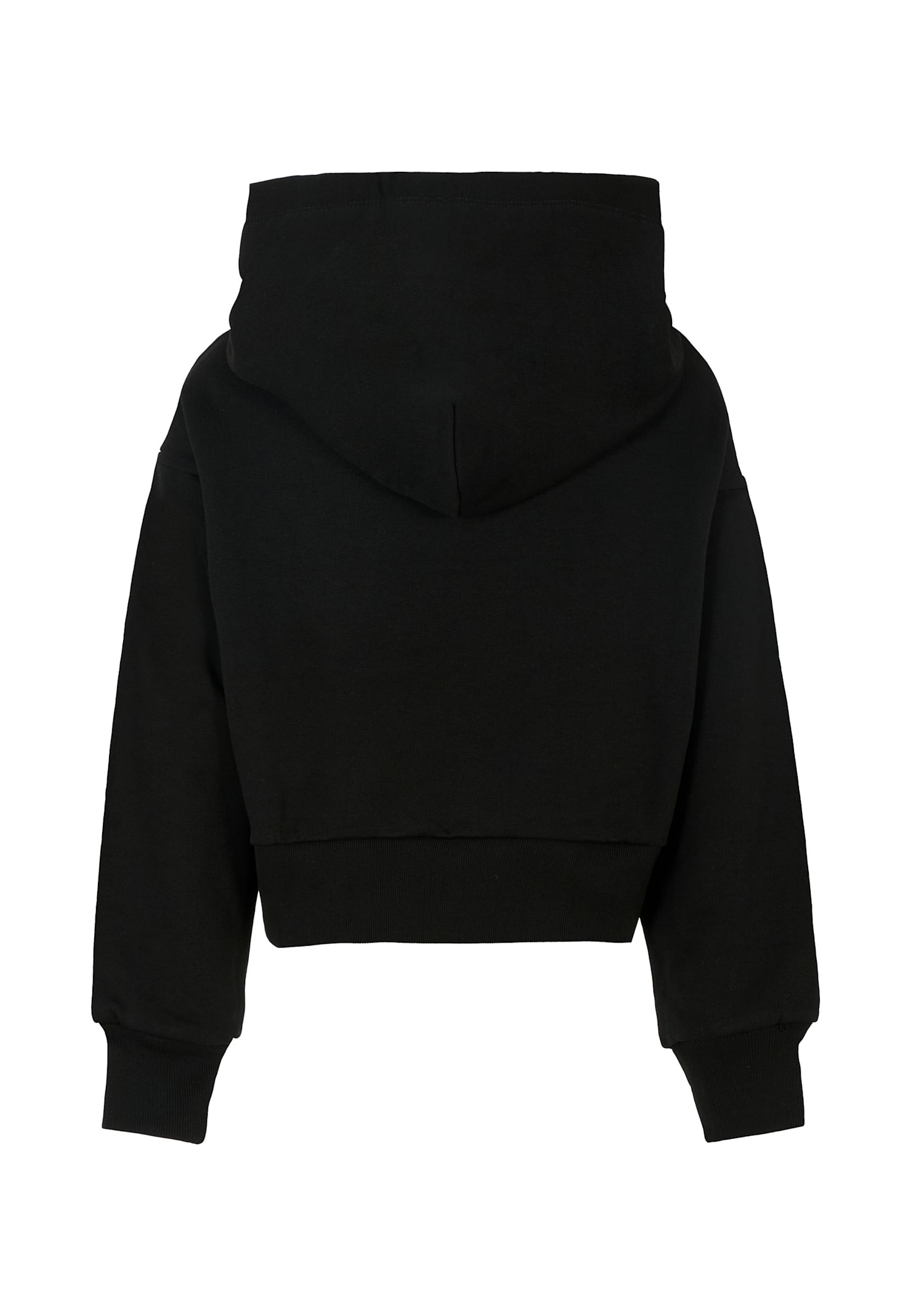 N°21 Logo-print Hoodie In Black