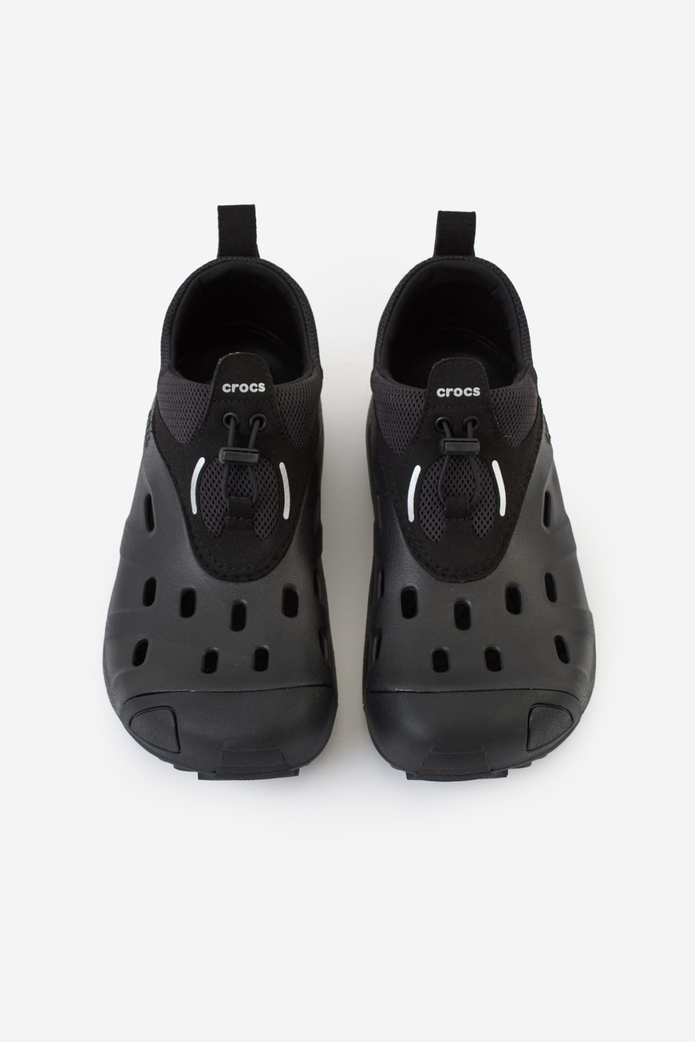 Shop Crocs Quick Trail Low Shoes In Black