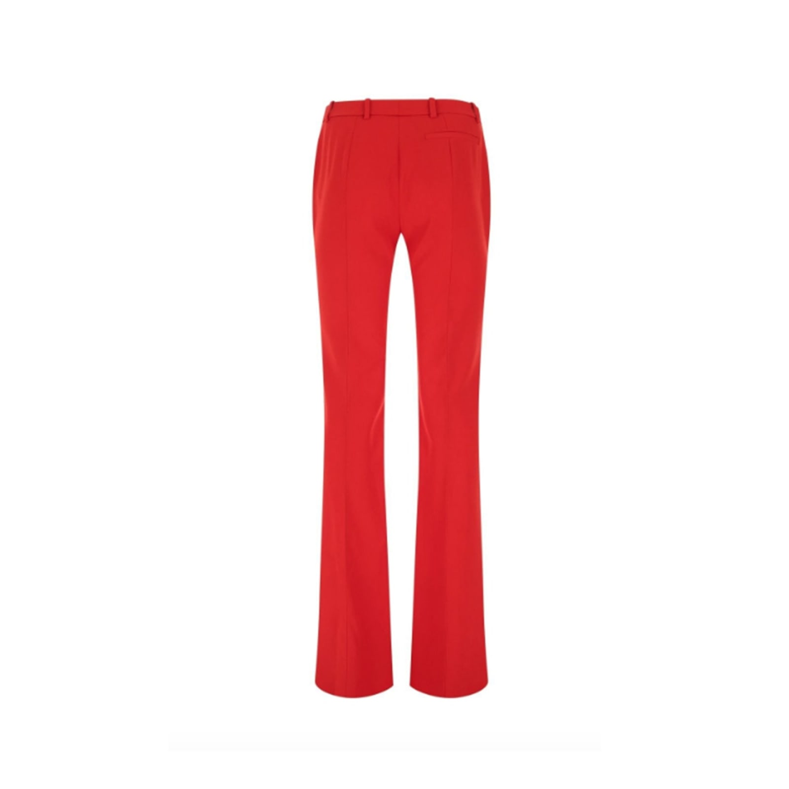 Shop Alexander Mcqueen Wool Trousers In Red