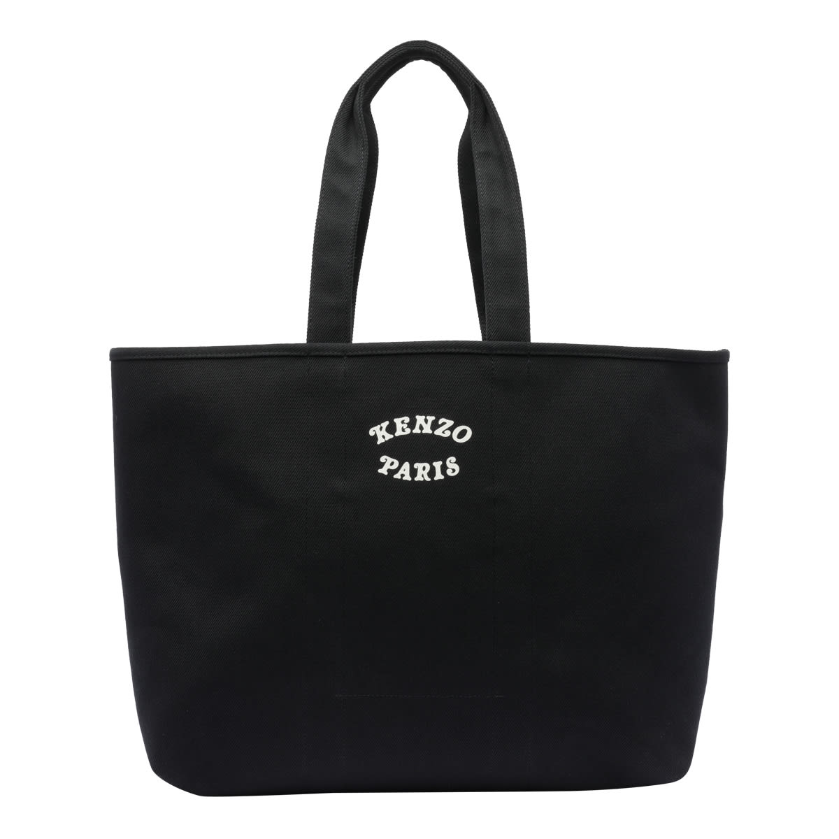Kenzo Large Pattern Shoulder Bag In Black