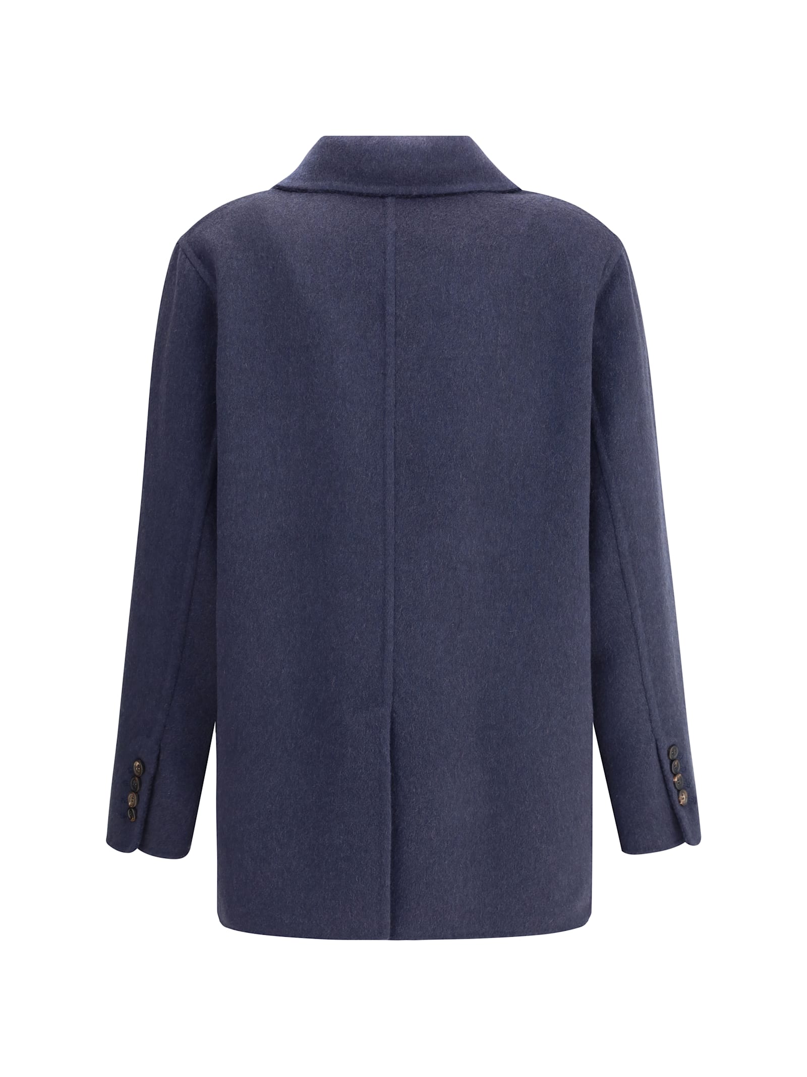 Brunello Cucinelli Structured Caban Jacket With Notched Lapels
