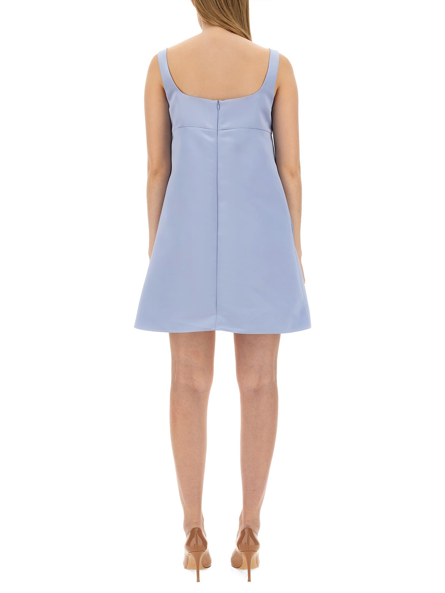 Shop Nina Ricci A-line Dress In Bluette
