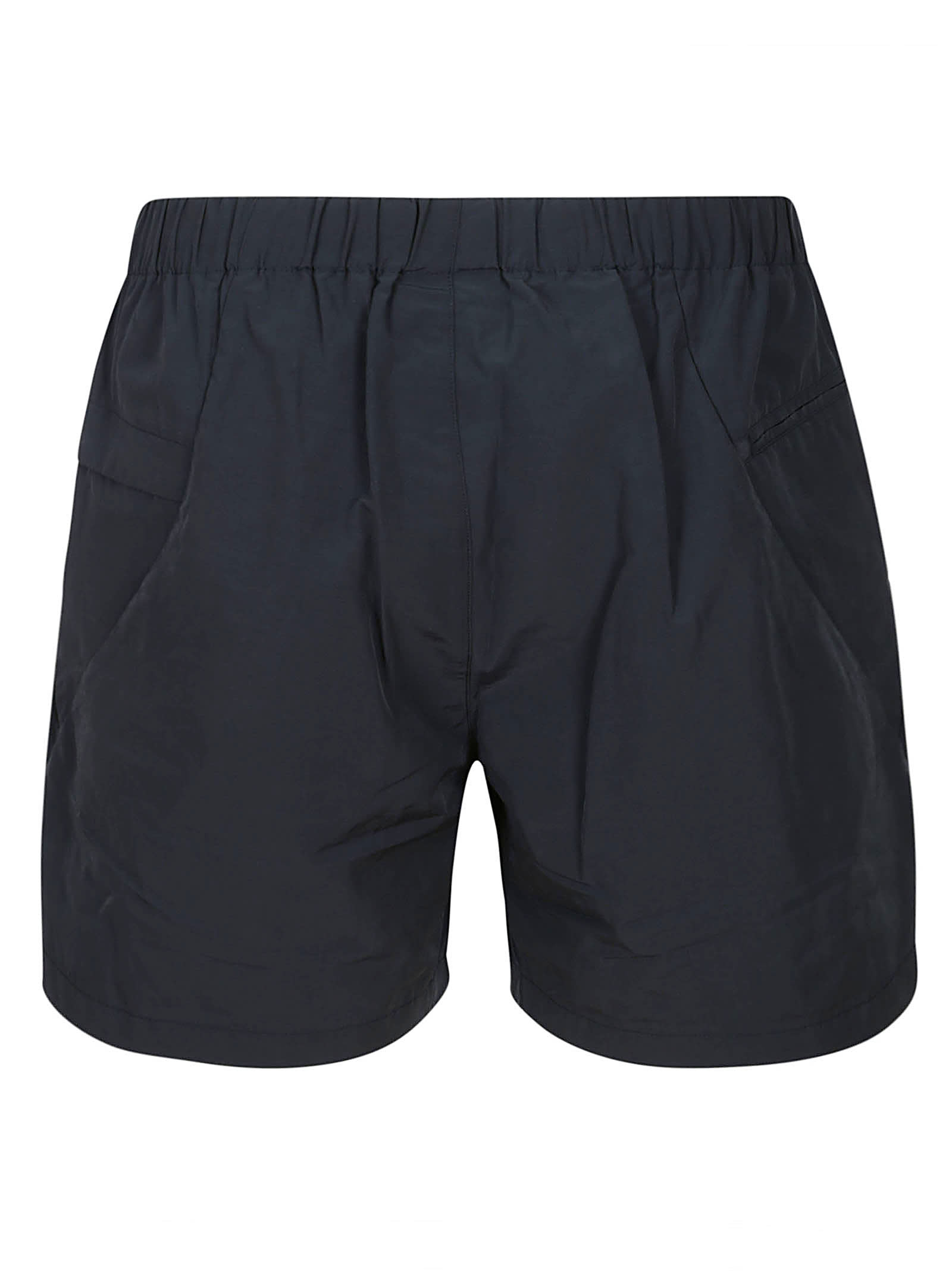Shop Goldwin Easy Wide Shorts In Sx Space Navy