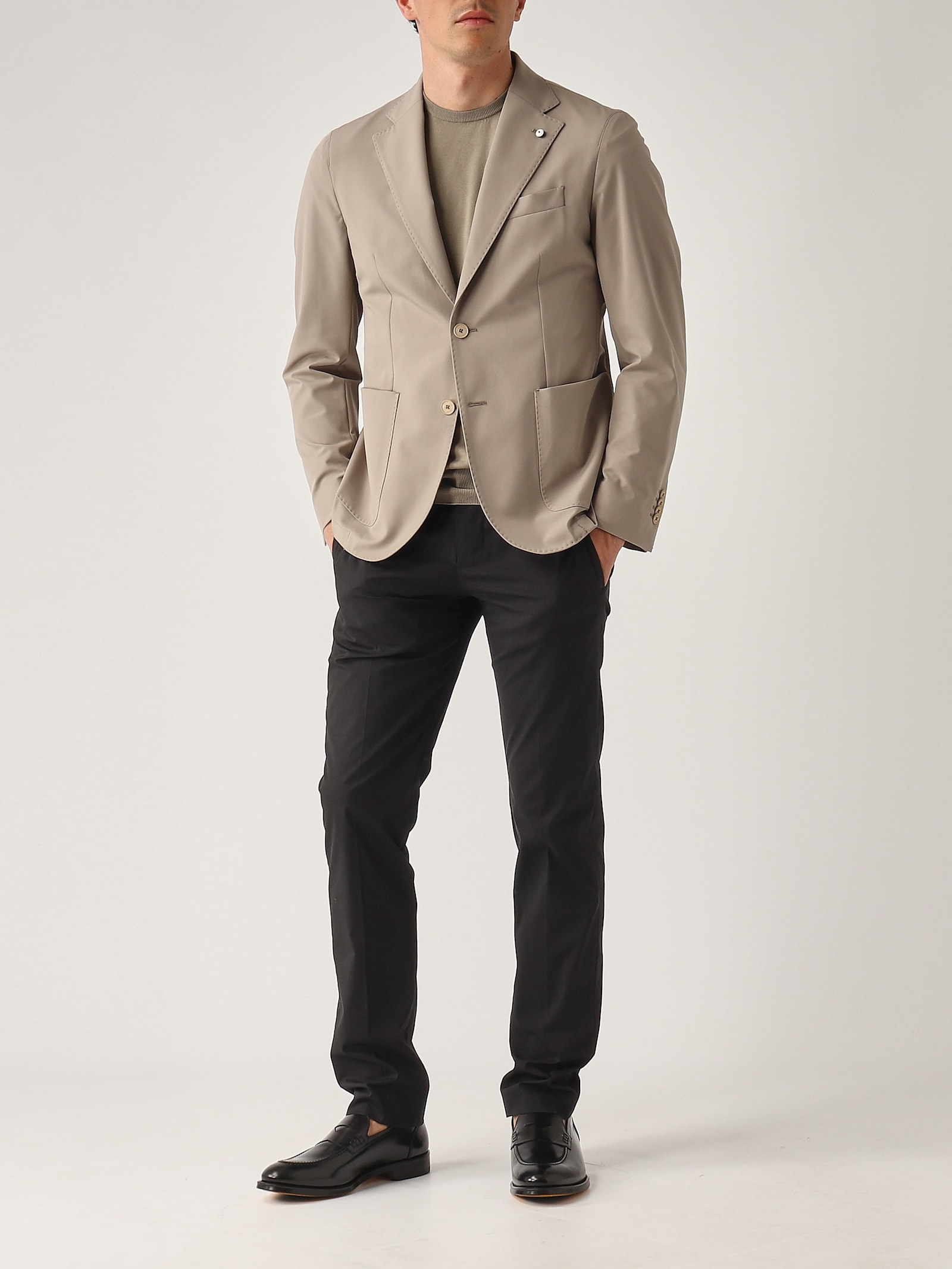L.b.m 1911 Regolare Tecnica Blazer In Brown