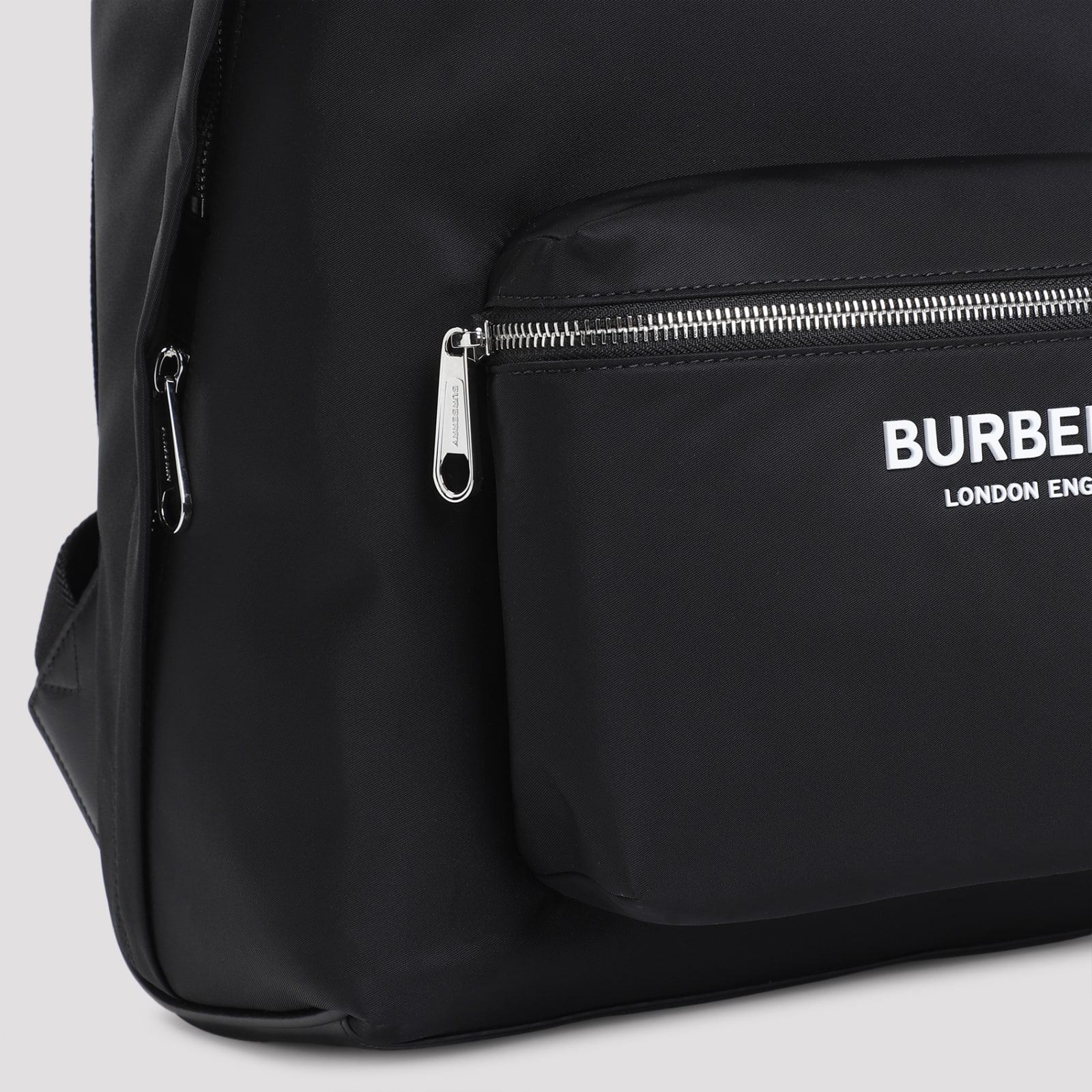 Shop Burberry Backpack In Black