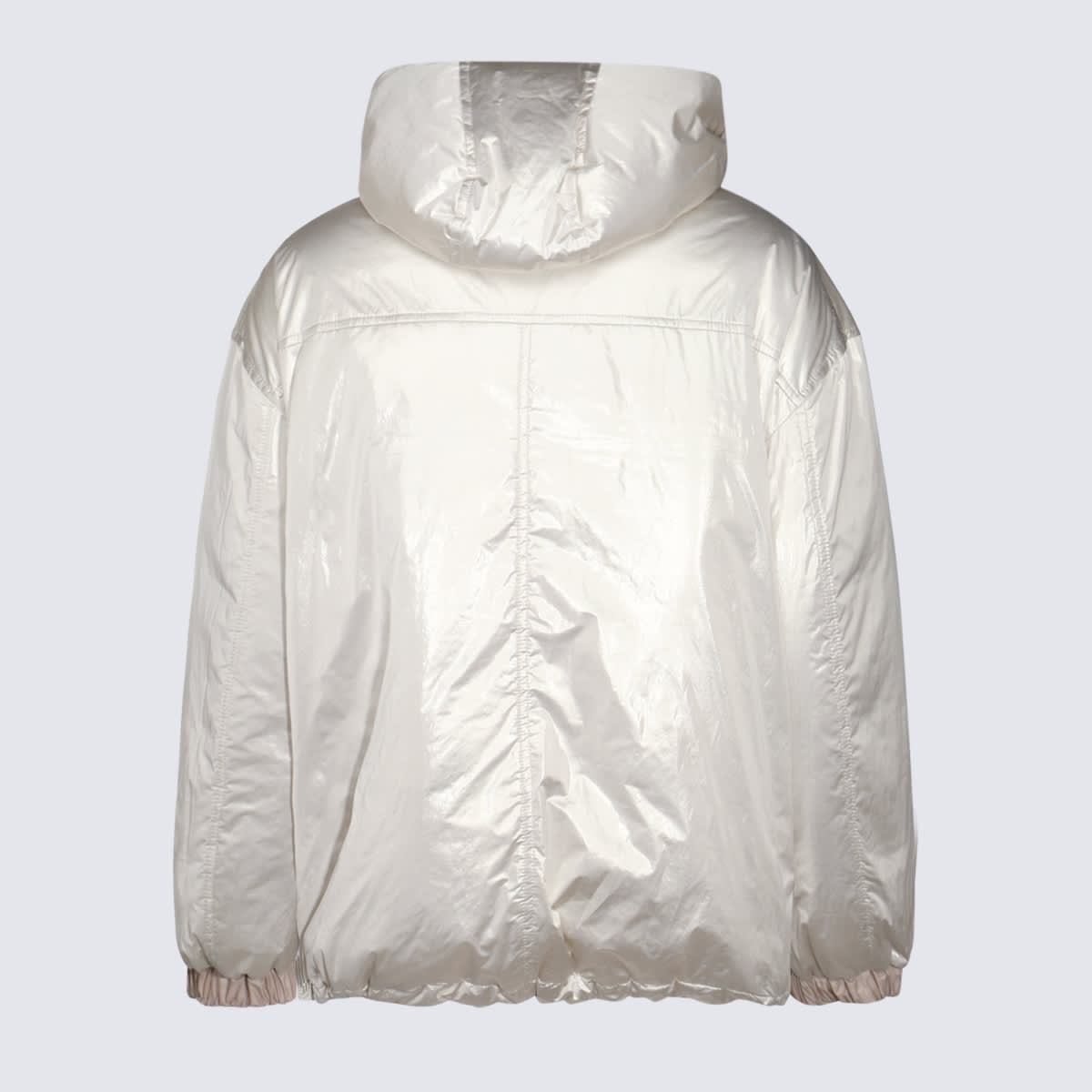 Brunello Cucinelli Revers Quilt In Platino