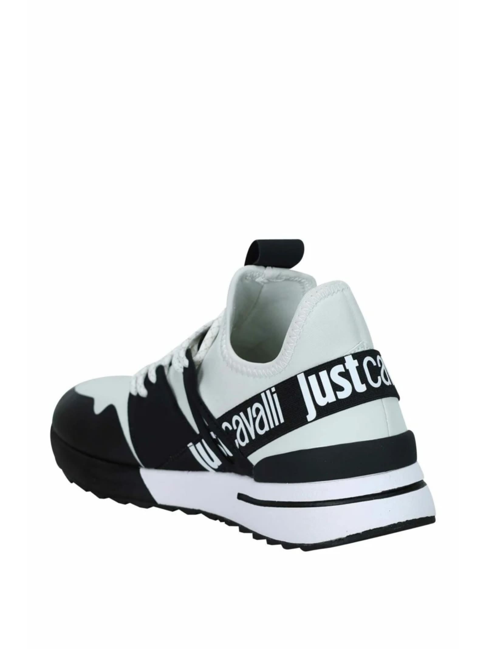 Shop Just Cavalli Sneakers In White