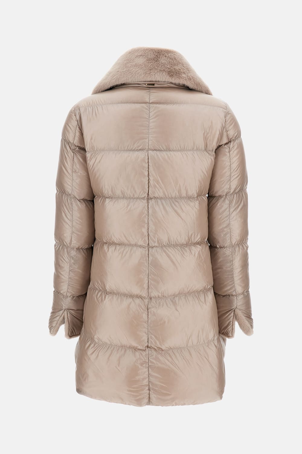 Herno Long Coat In White