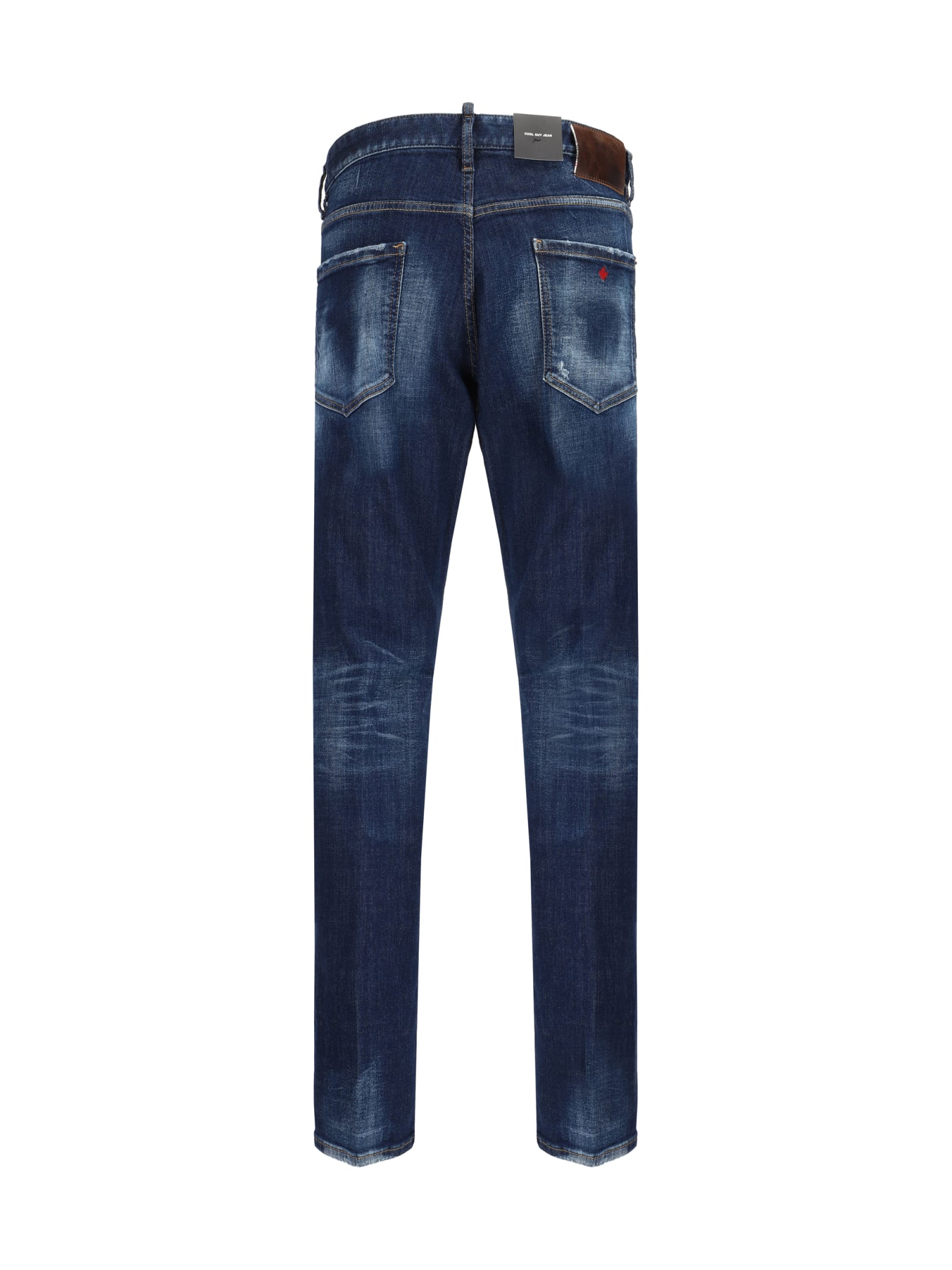 Shop Dsquared2 Cool Guy Jeans In Navy Blue