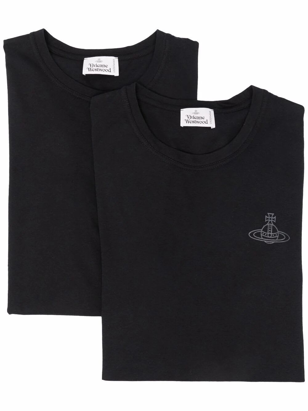 Shop Vivienne Westwood Two Pack T-shirt In Black