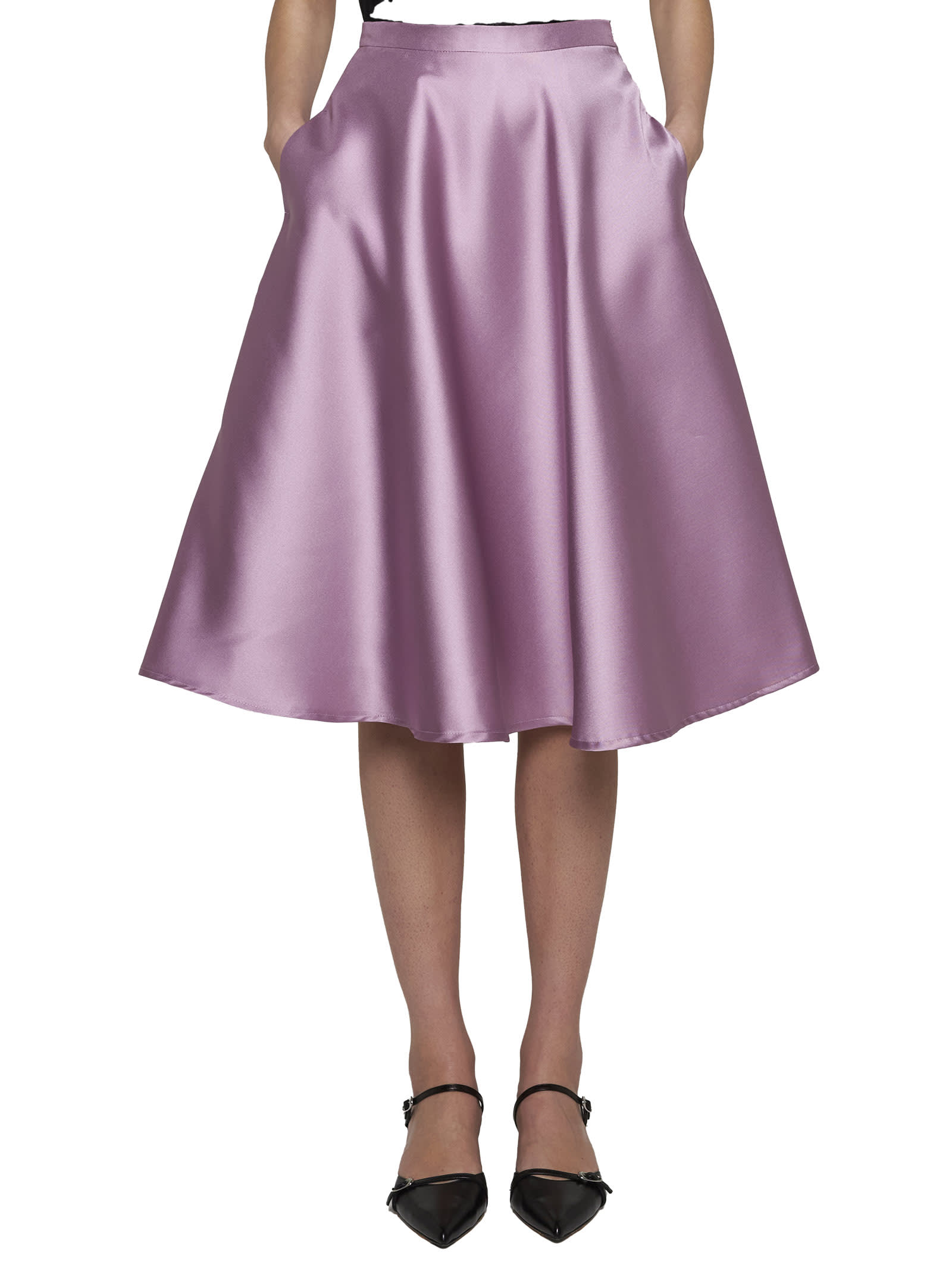 Shop Blanca Vita Skirt In Lilac