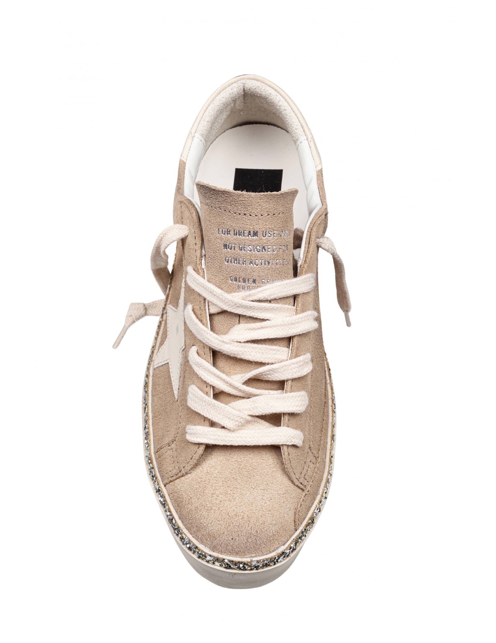 Golden Goose Hi-star Womans Sneakers In Desert