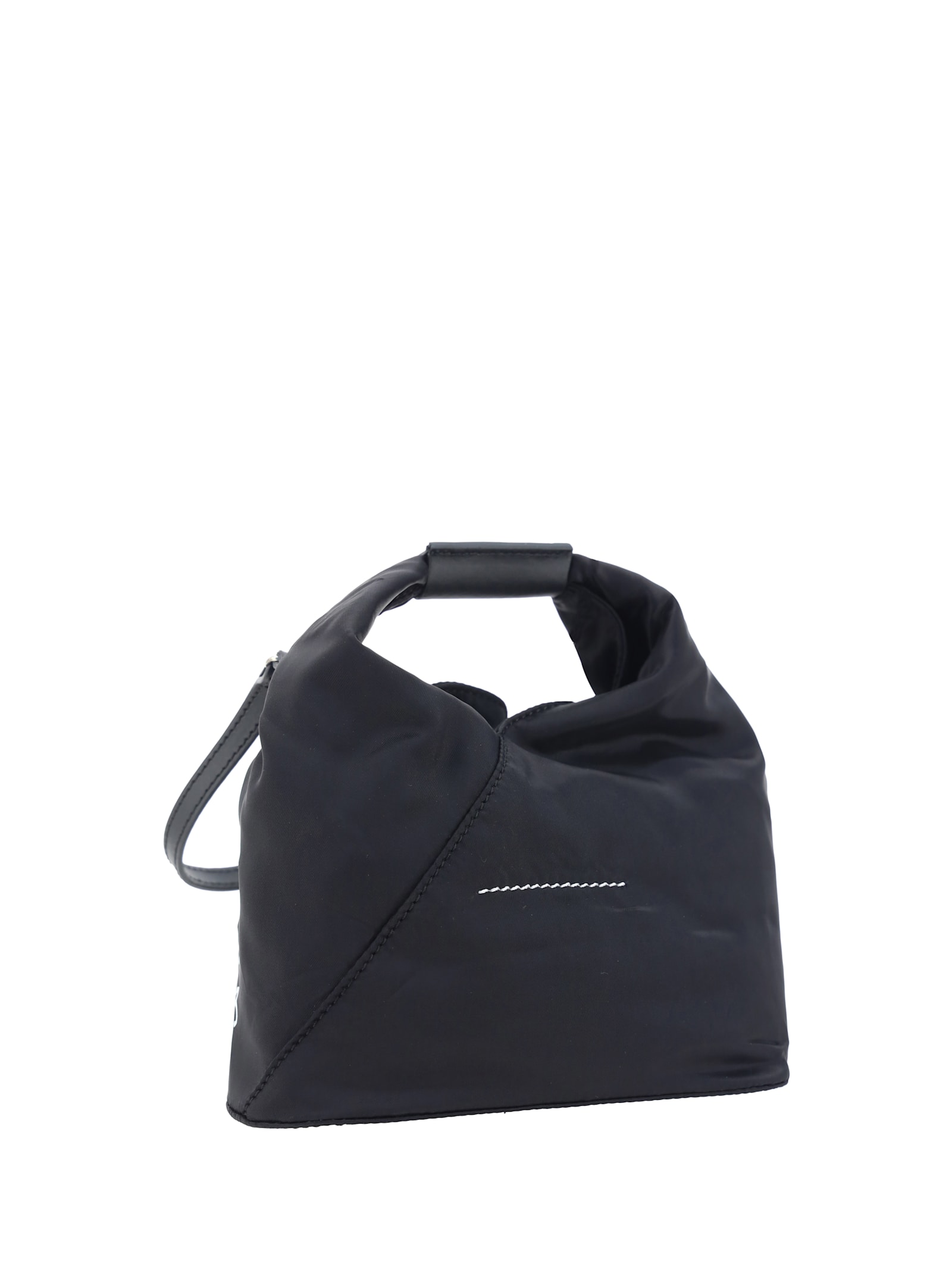 Shop Mm6 Maison Margiela Japanese Shoulder Bag In Black