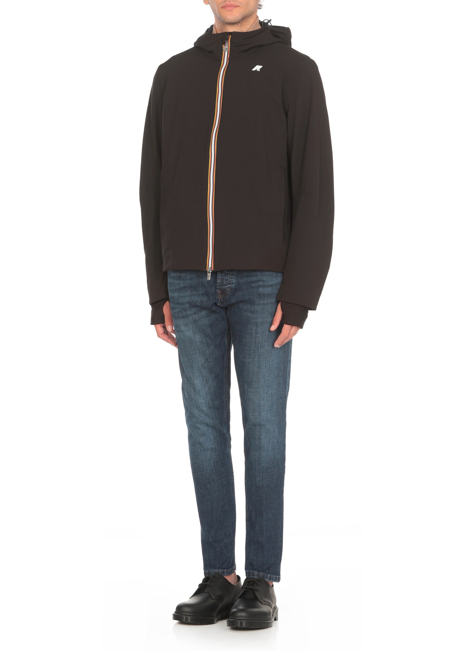 K-way Jacko Bonded Jacket In Black