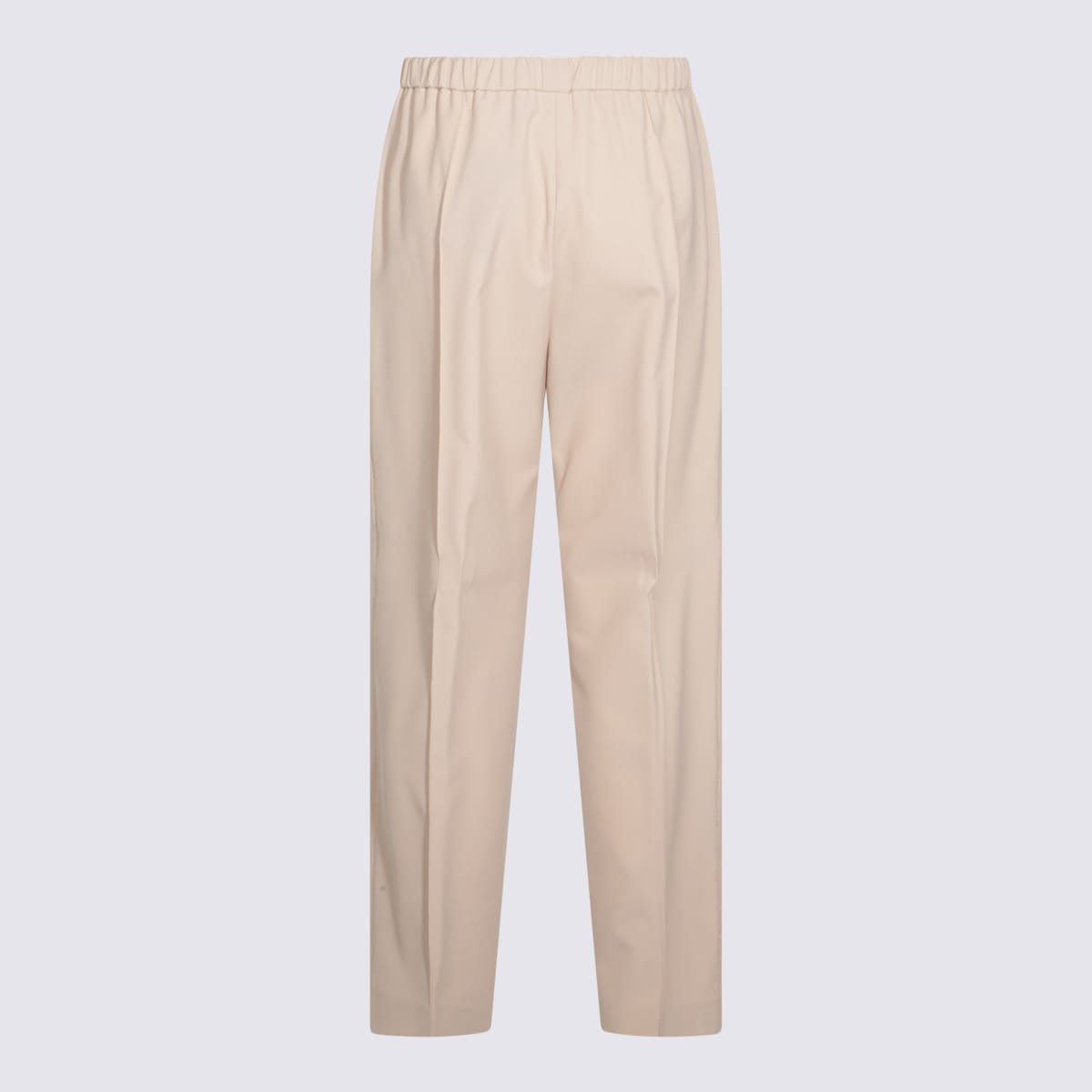 FABIANA FILIPPI TECNO TAILORING JOGGING FIT TROUSERS WITH FILO DIAMANTE