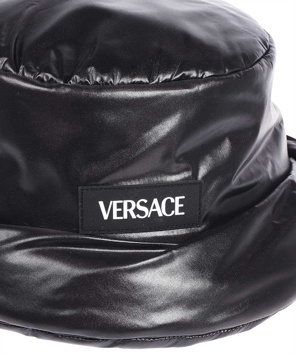 Shop Versace Bucket Hat In Black