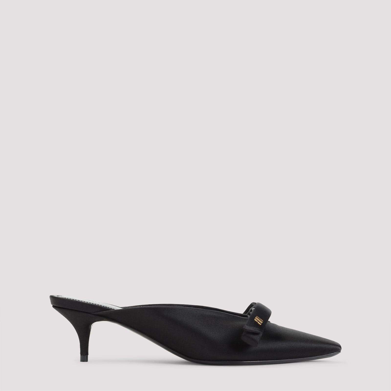 Balenciaga Nano Bow Mules In Multi