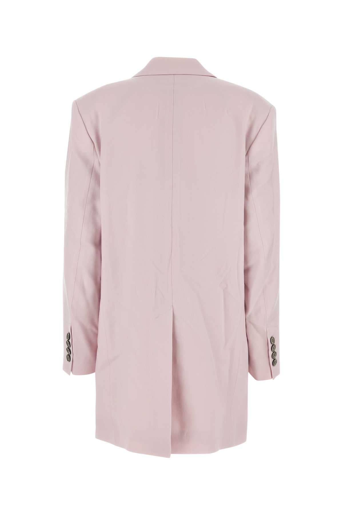 Ami Alexandre Mattiussi Light Pink Wool Oversize Blazer In Powderpink