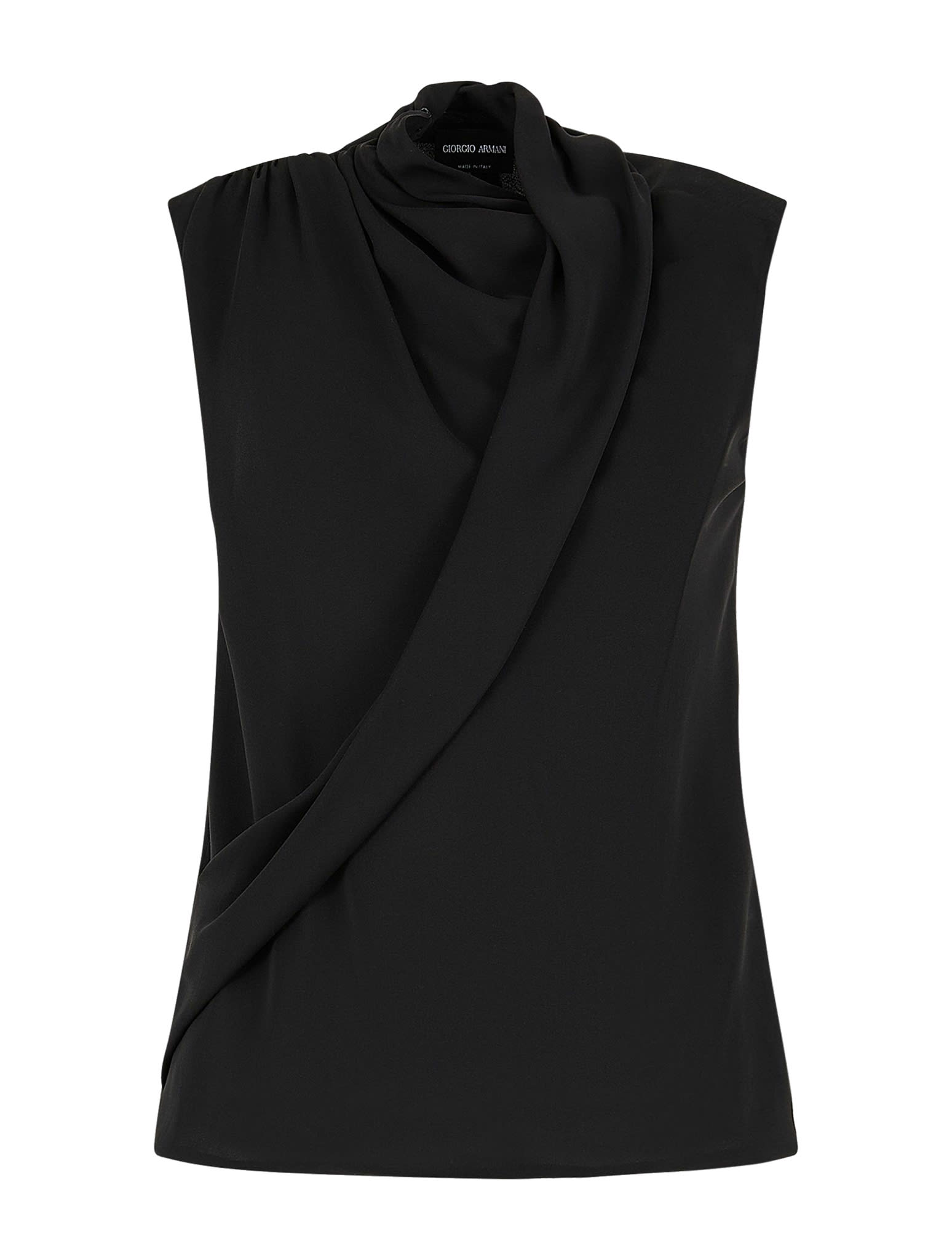 Giorgio Armani Shirt In Black Beauty