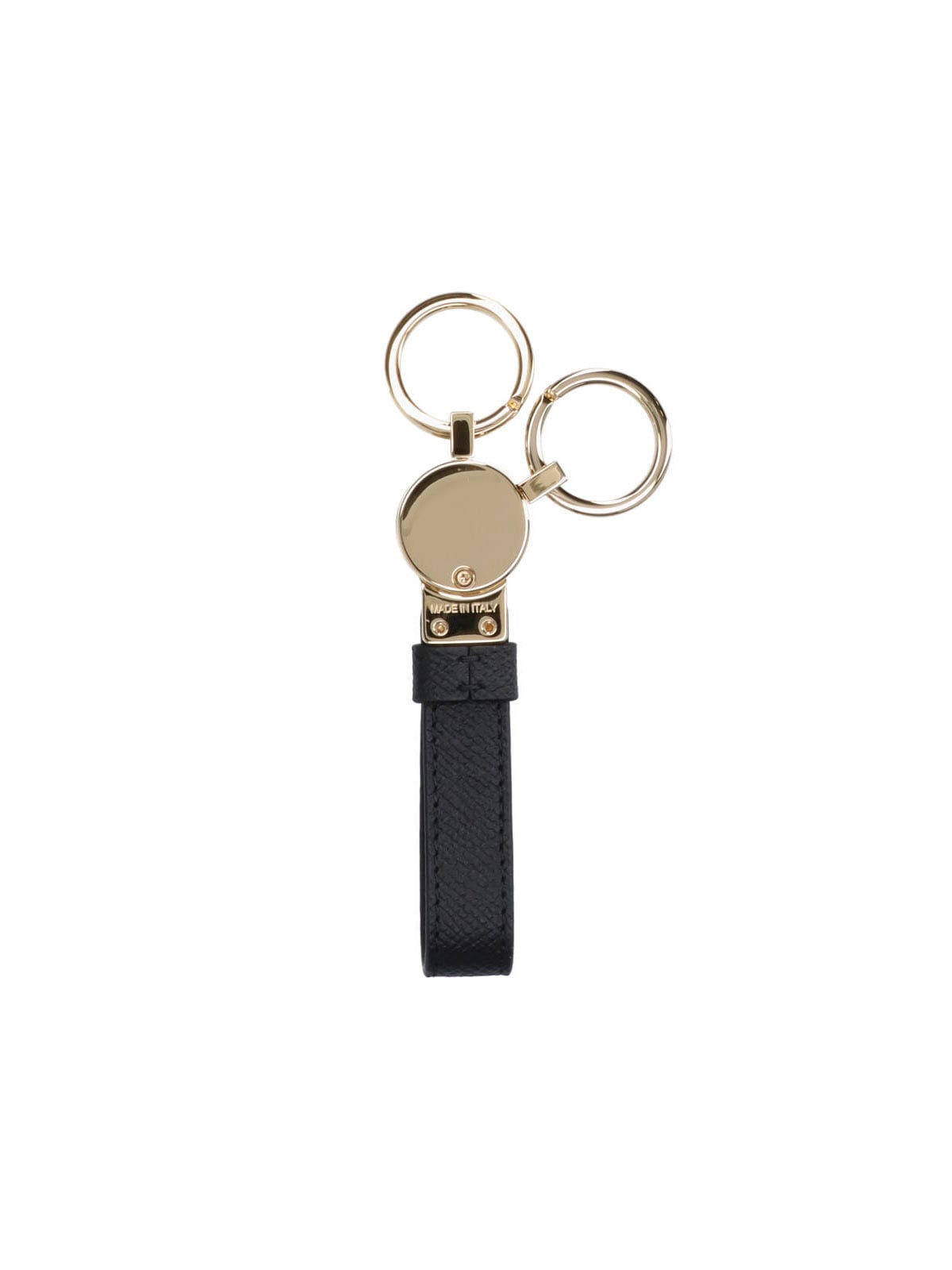 Ferragamo Gancini Keyring In Black