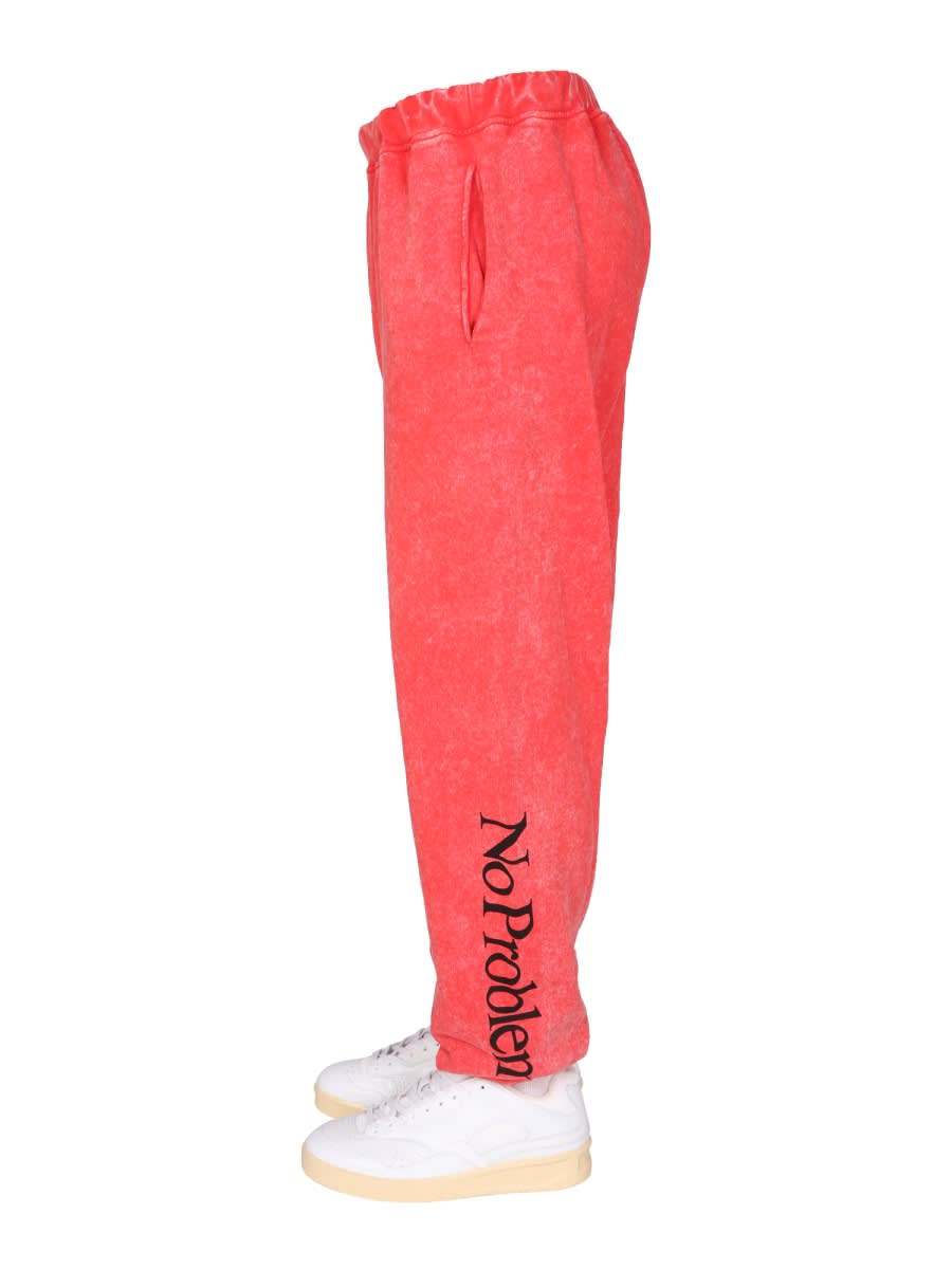 Shop Aries No Problemo Jogging Pants In Red